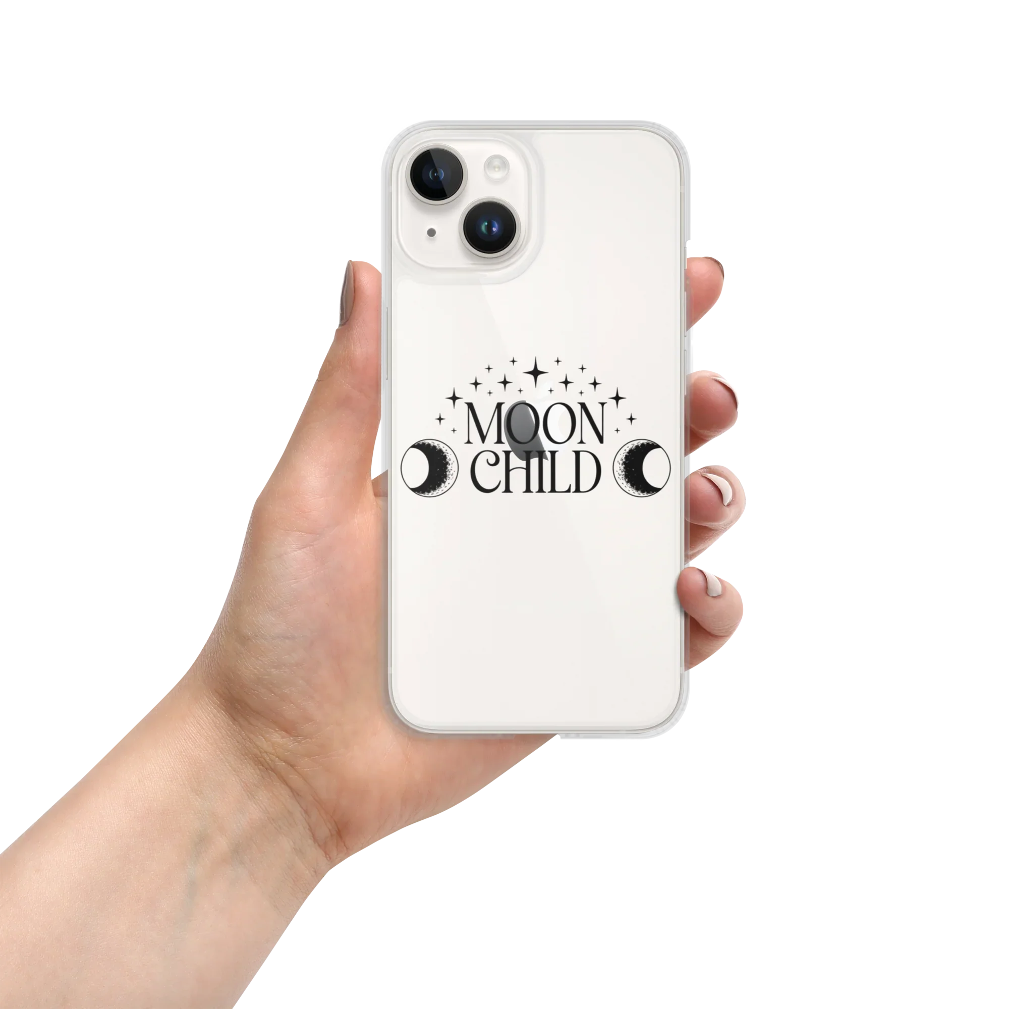 Moon Child iPhone Case – Lunar Phases & Stars - RaZits