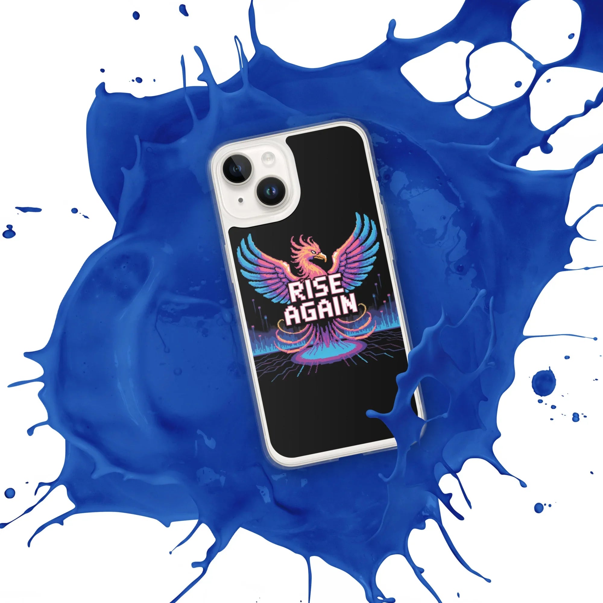 Rise Again Phoenix Pixel Gaming Phone Case - RaZits