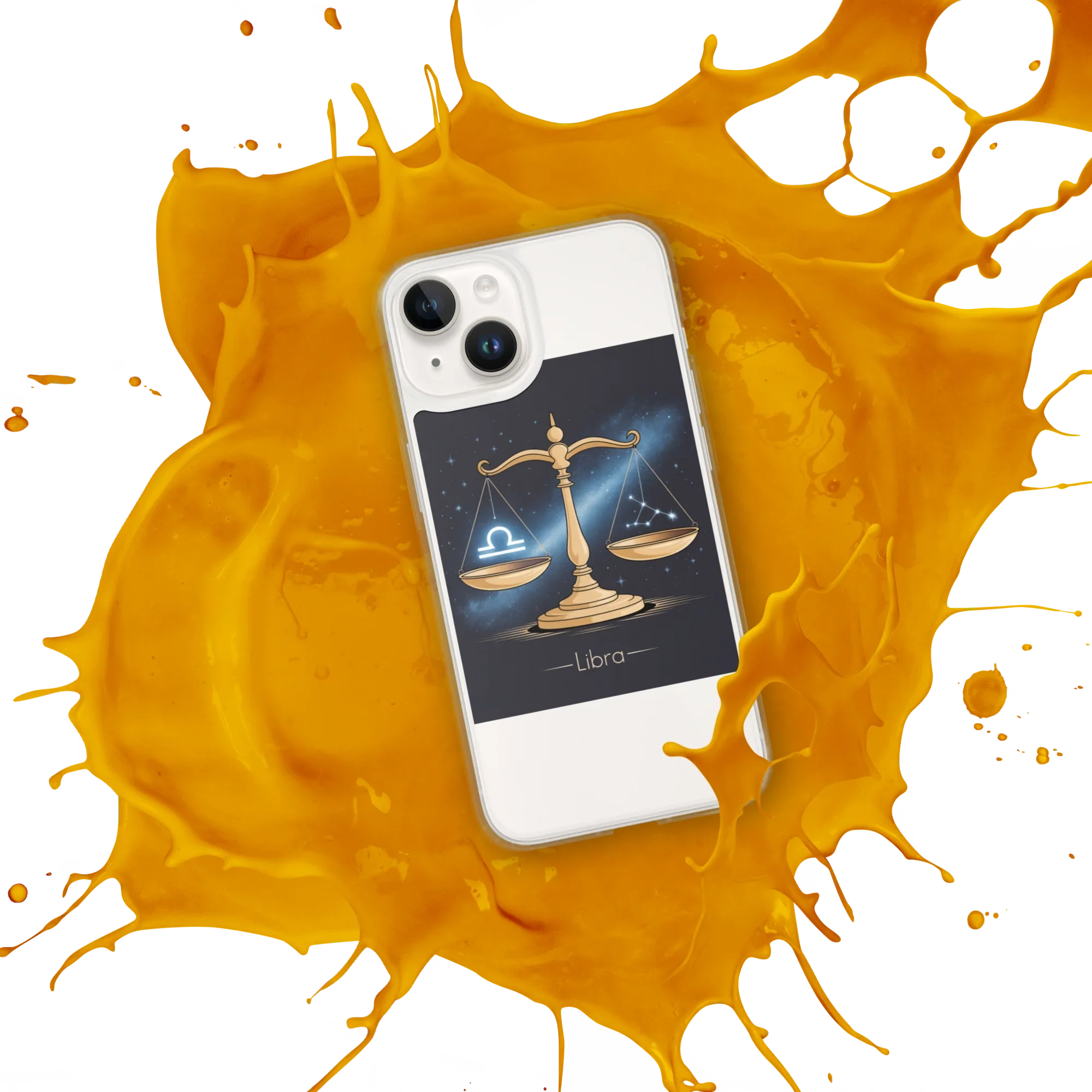 Libra iPhone Case – Galaxy Balance Scales Design - RaZits