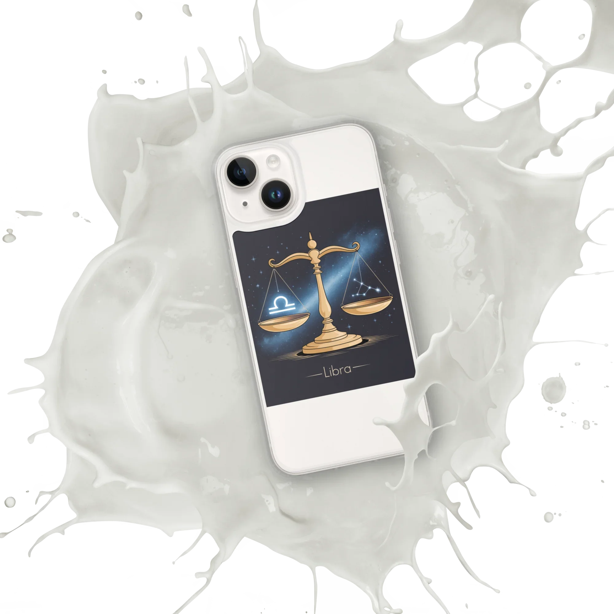 Libra iPhone Case – Galaxy Balance Scales Design - RaZits