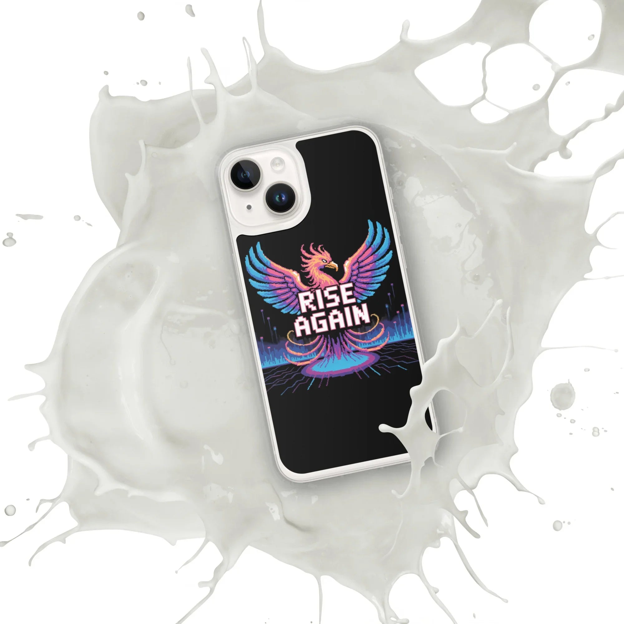 Rise Again Phoenix Pixel Gaming Phone Case - RaZits
