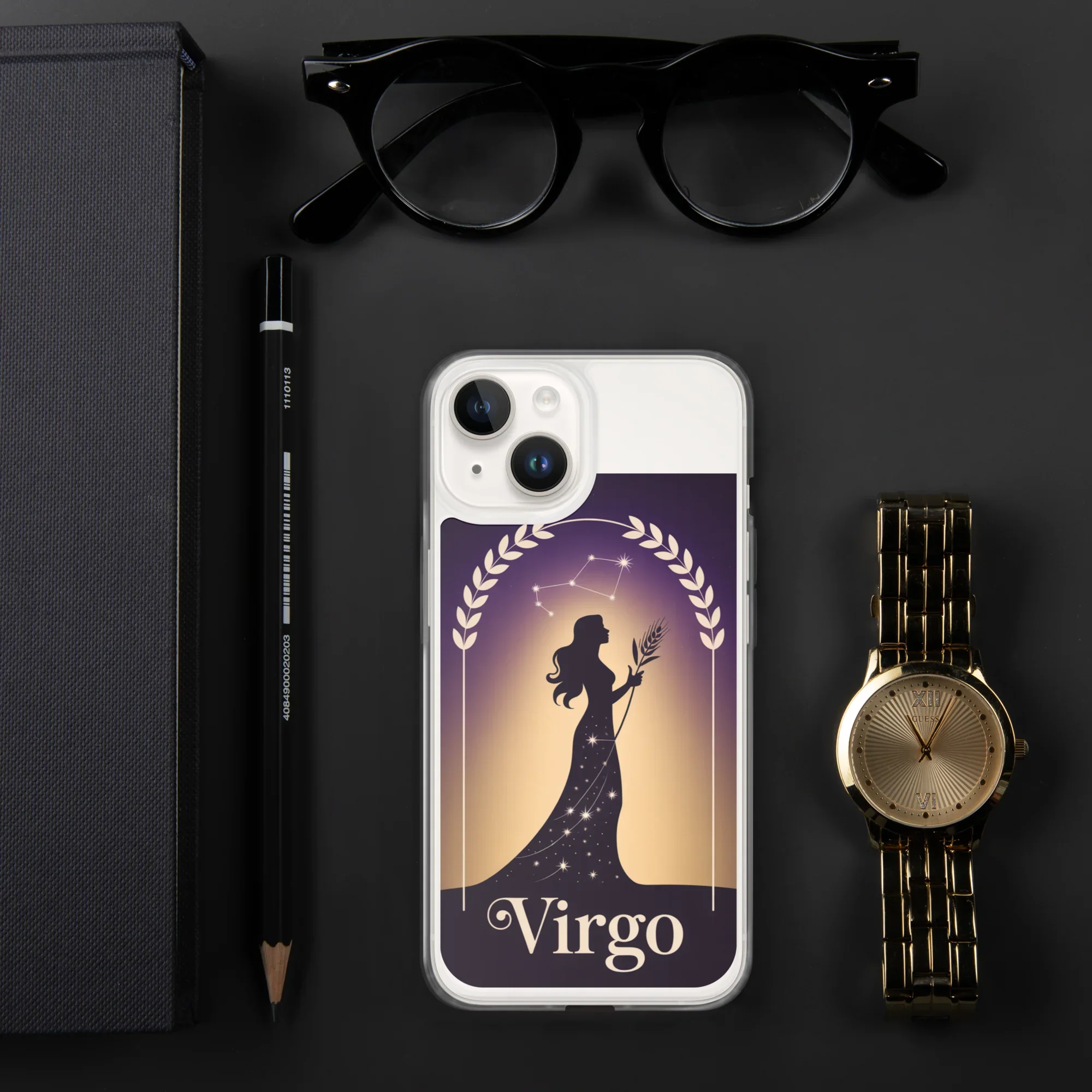Virgo iPhone Case – Celestial Goddess Silhouette - RaZits