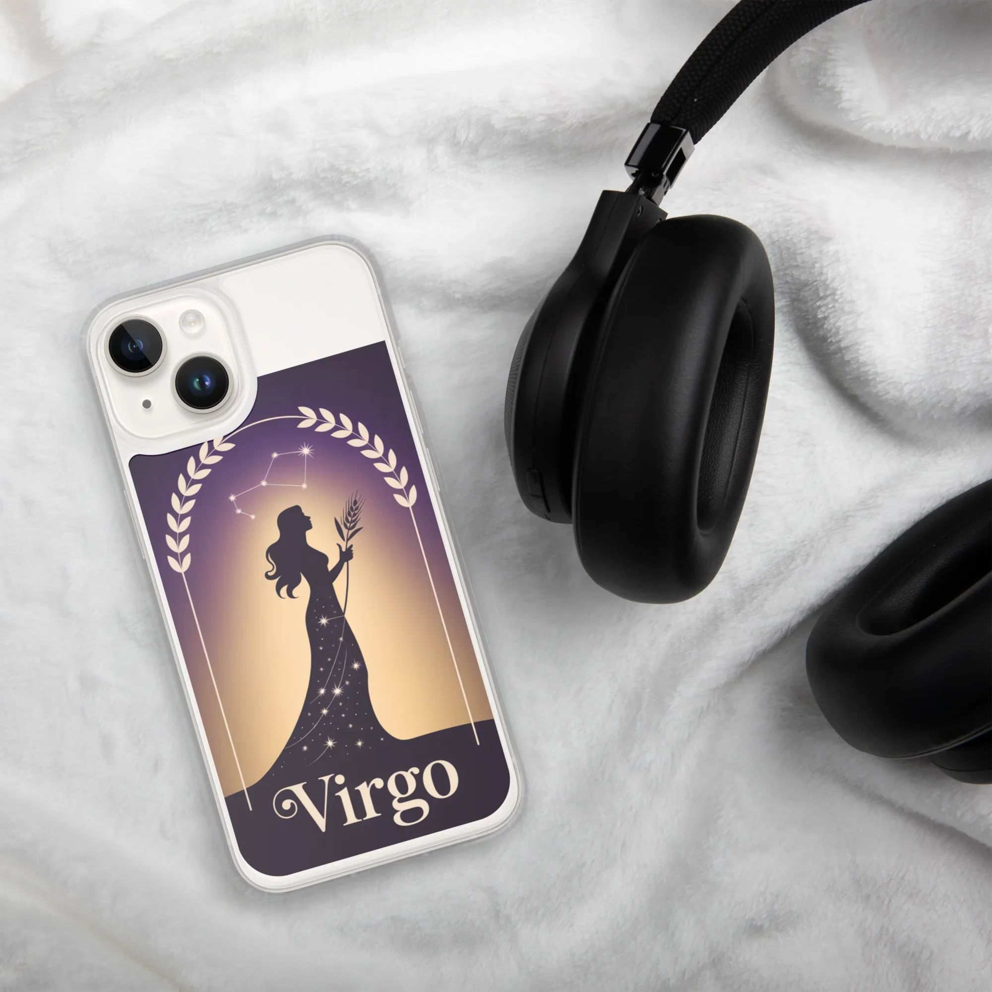 Virgo iPhone Case – Celestial Goddess Silhouette - RaZits