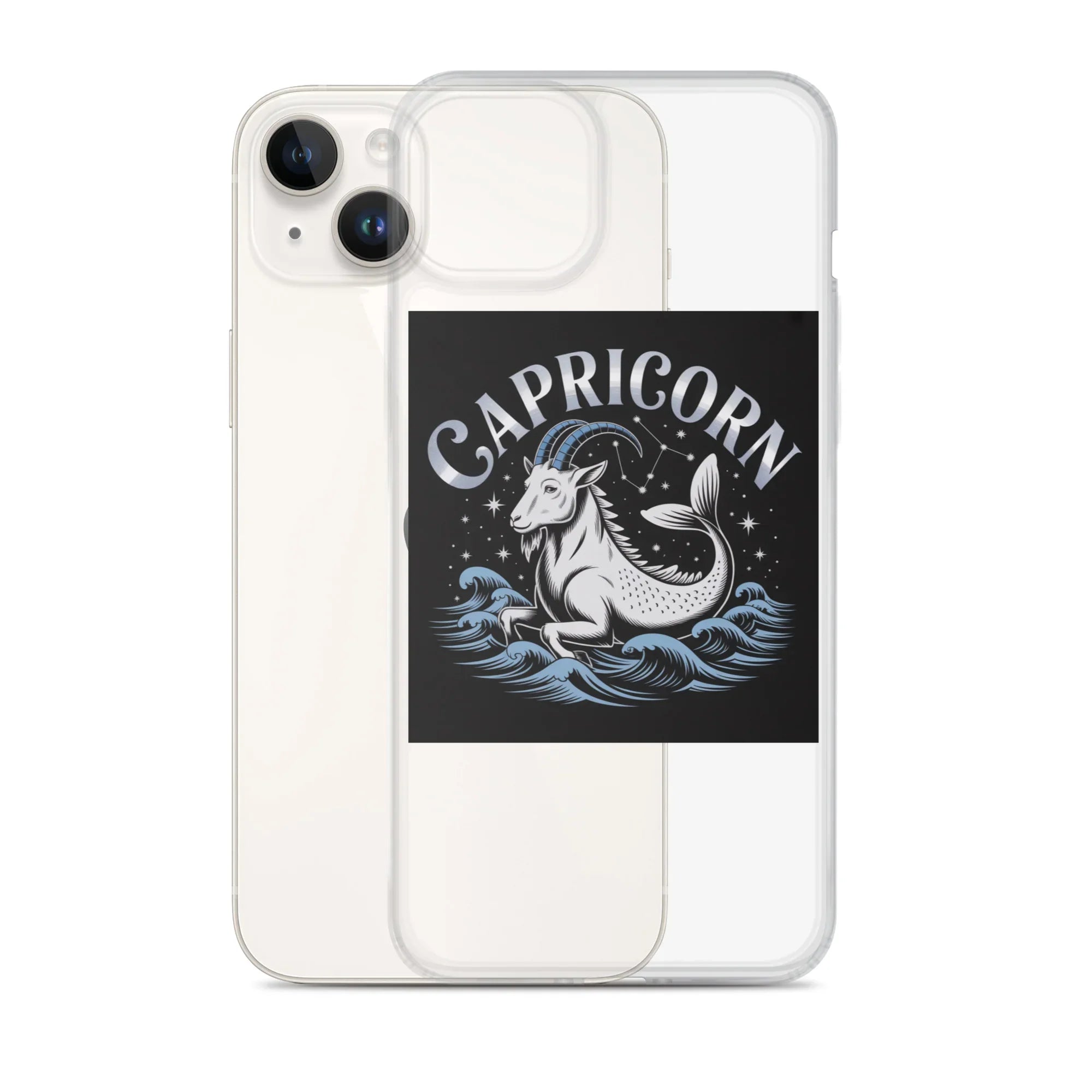Capricorn iPhone Case – Sea Goat on the Stars - RaZits