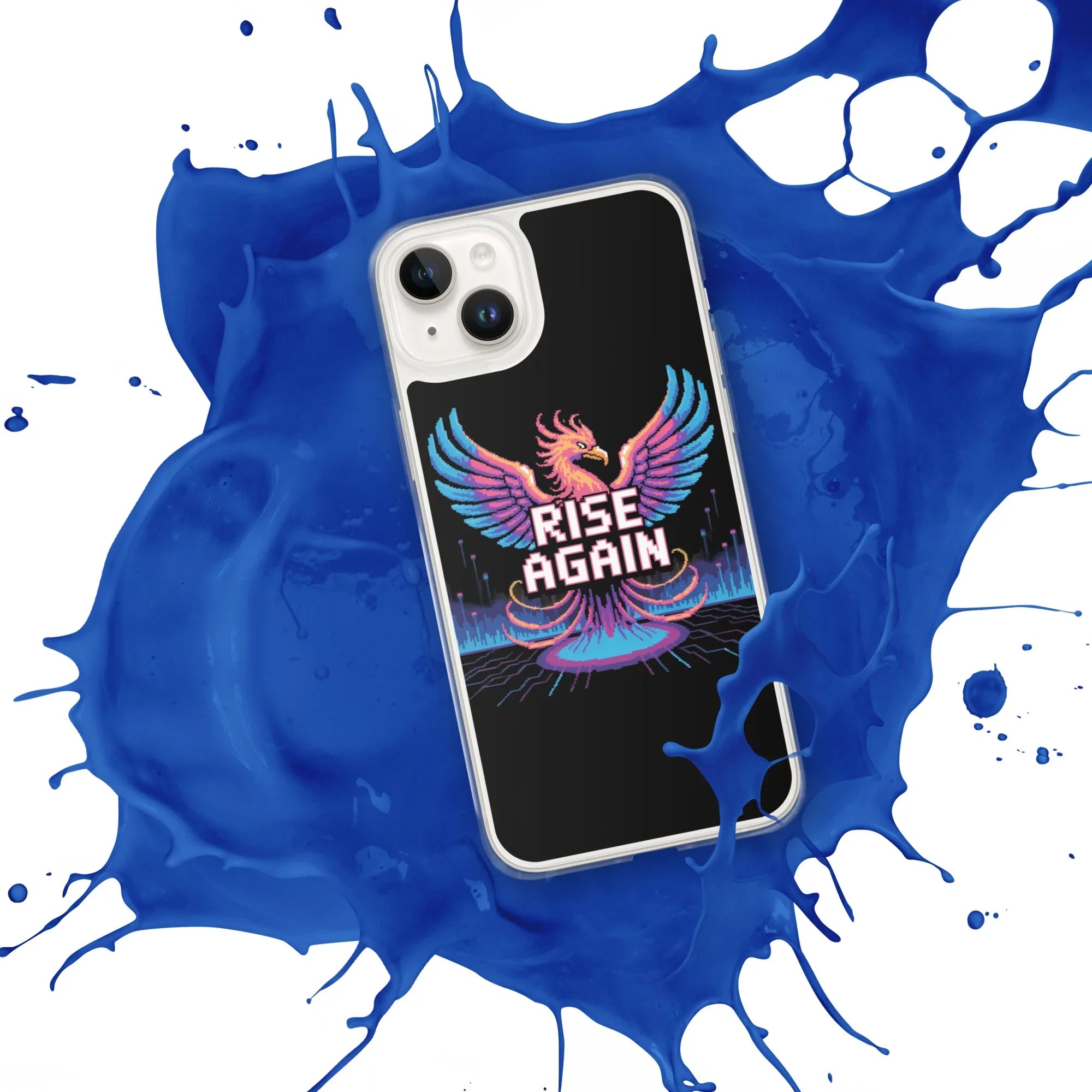 Rise Again Phoenix Pixel Gaming Phone Case - RaZits