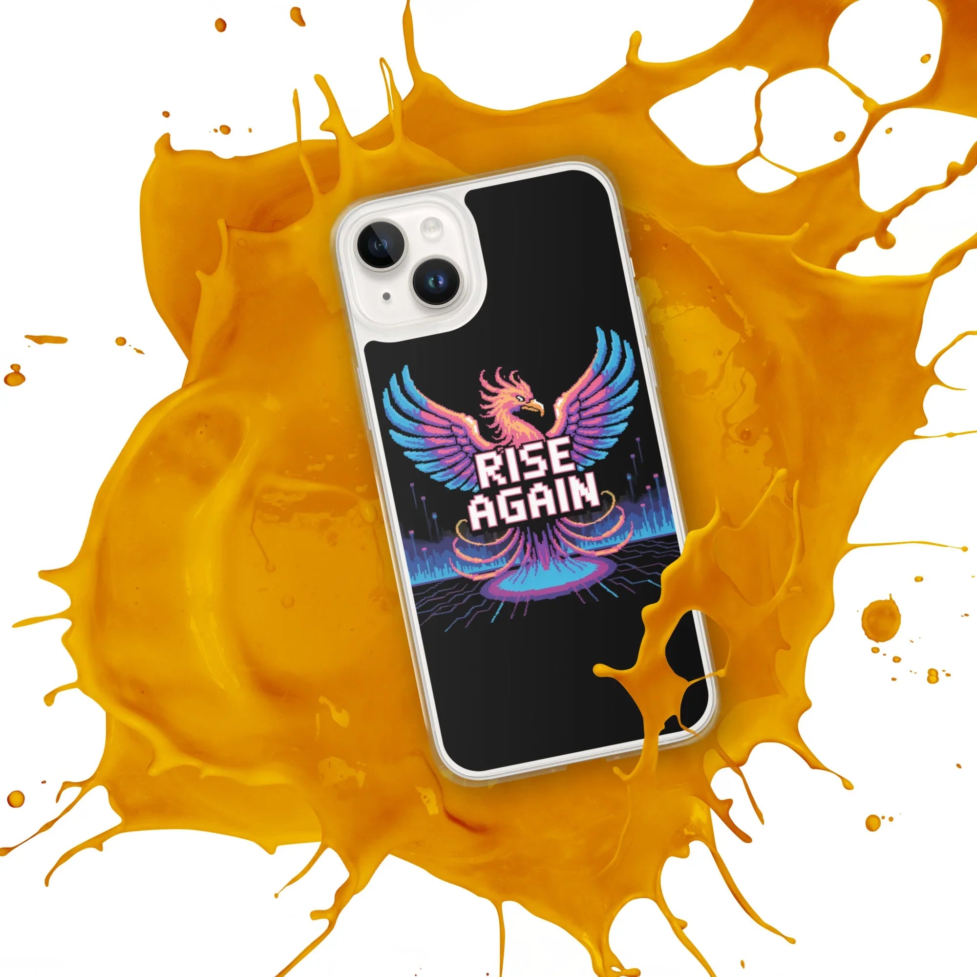 Rise Again Phoenix Pixel Gaming Phone Case - RaZits