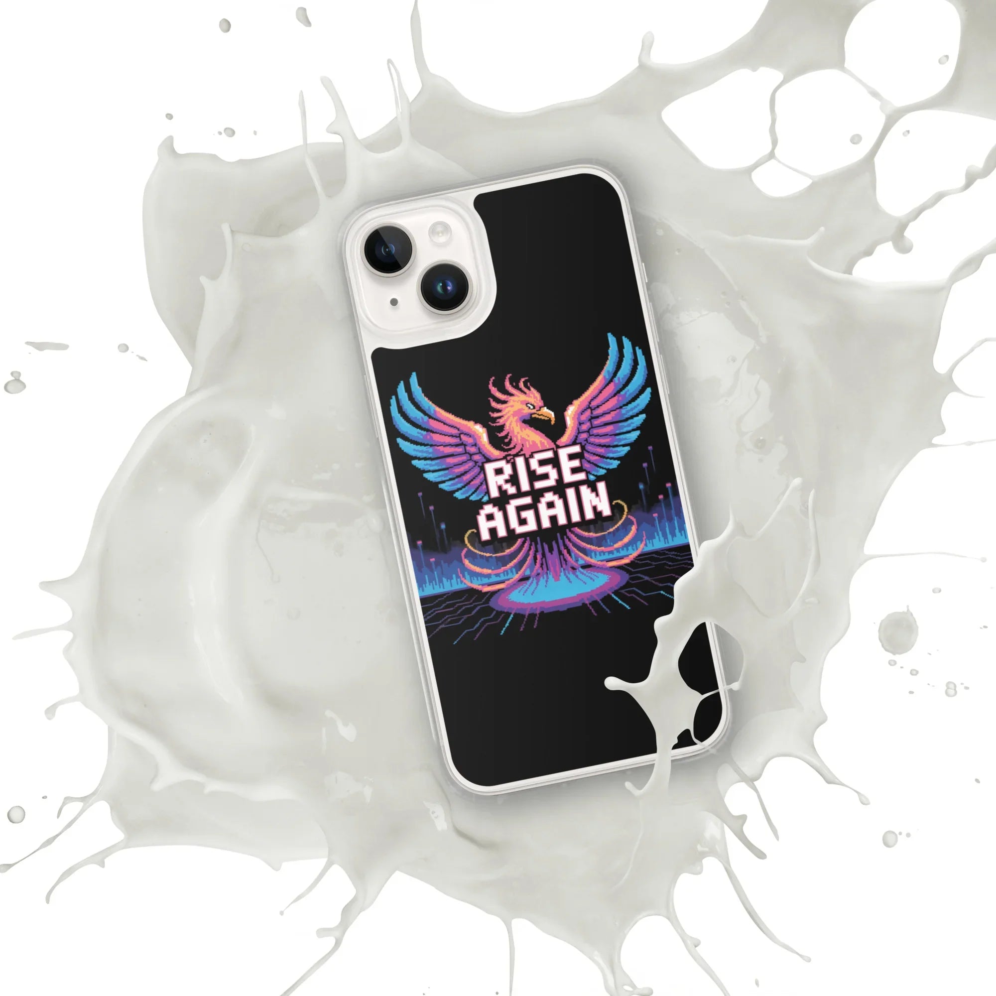 Rise Again Phoenix Pixel Gaming Phone Case - RaZits