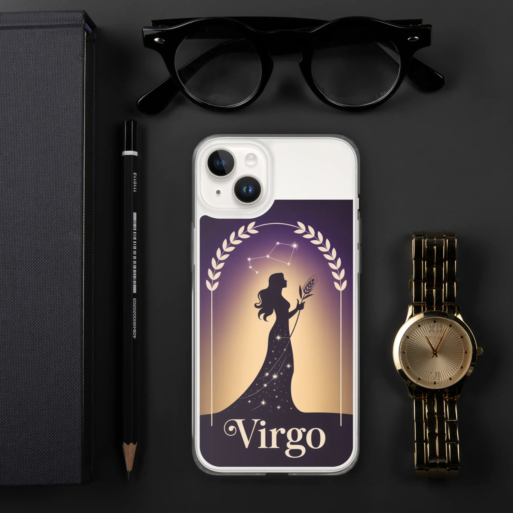 Virgo iPhone Case – Celestial Goddess Silhouette - RaZits