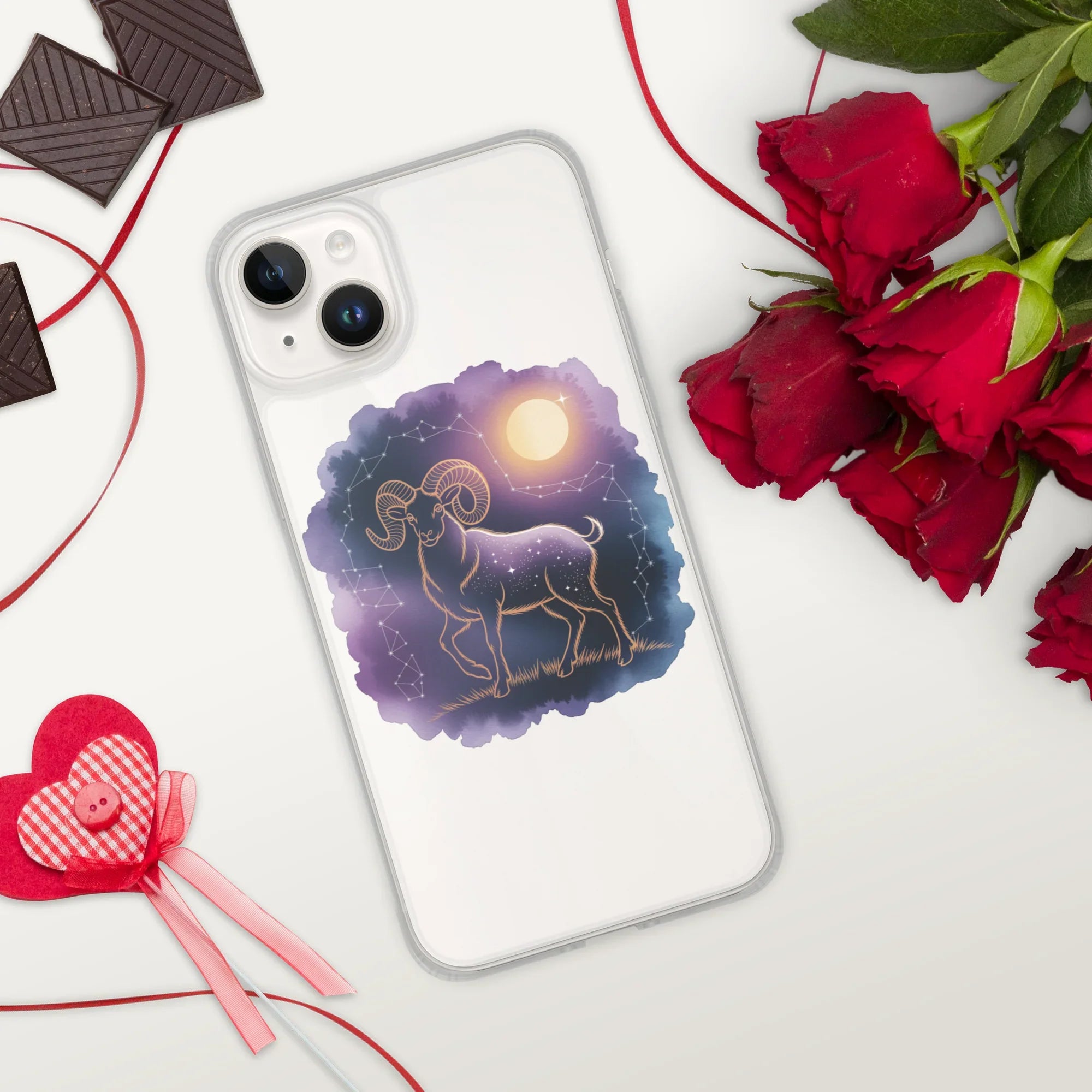 Aries Zodiac Phone Case – Celestial Ram Constellation Design | Astrology Star Sign & Cosmic Aesthetic - RaZits
