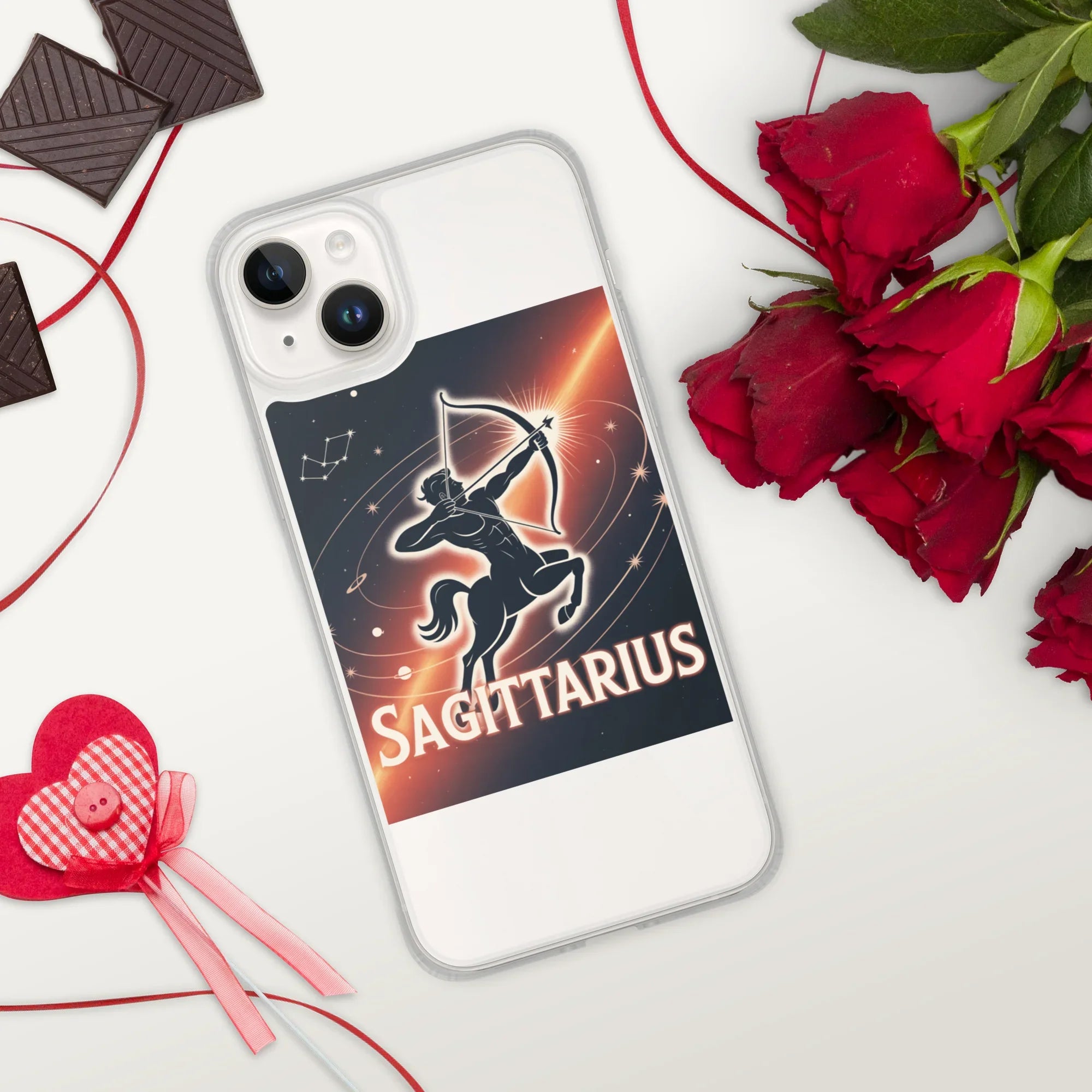 Sagittarius iPhone Case – Cosmic Archer Galaxy Shot - RaZits