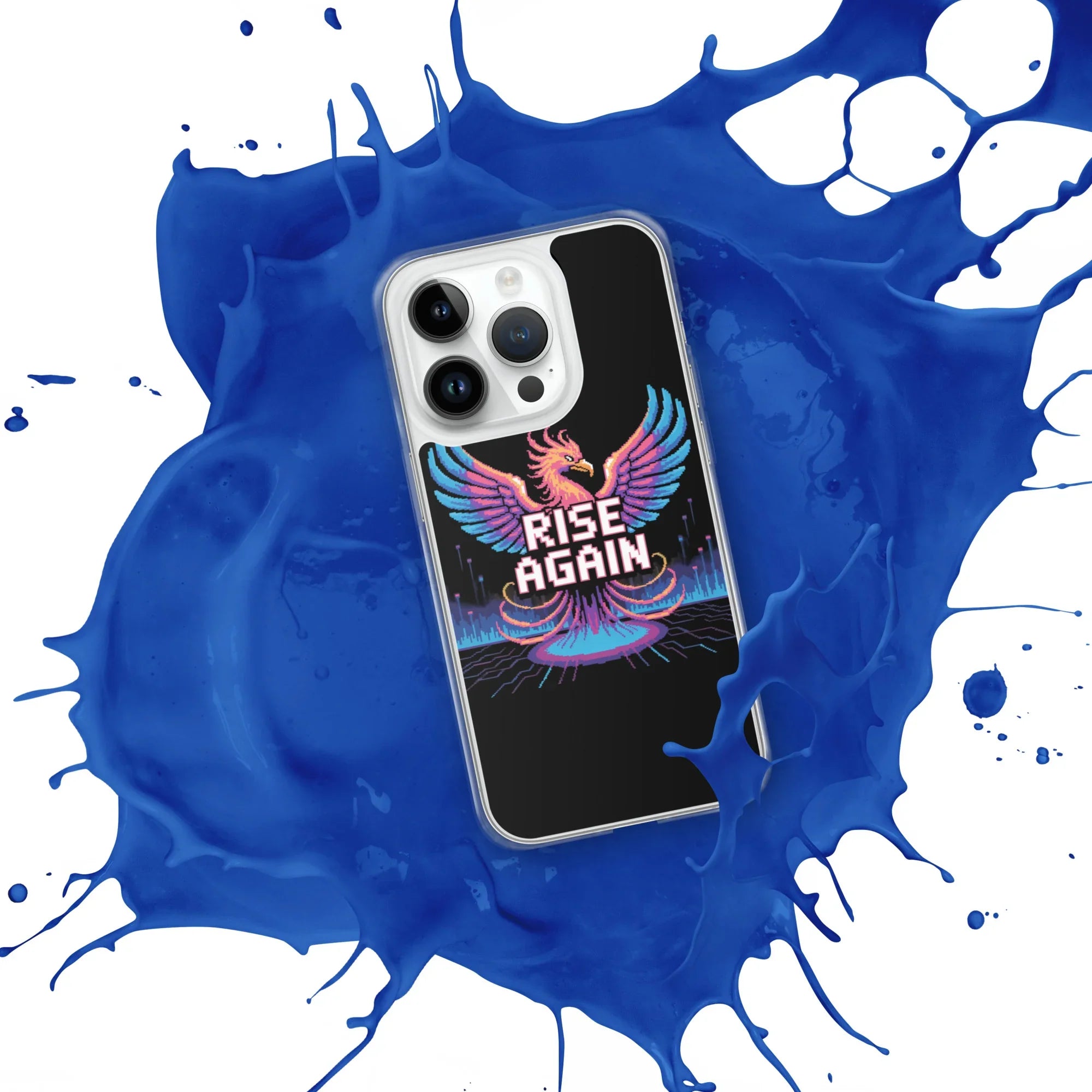 Rise Again Phoenix Pixel Gaming Phone Case - RaZits