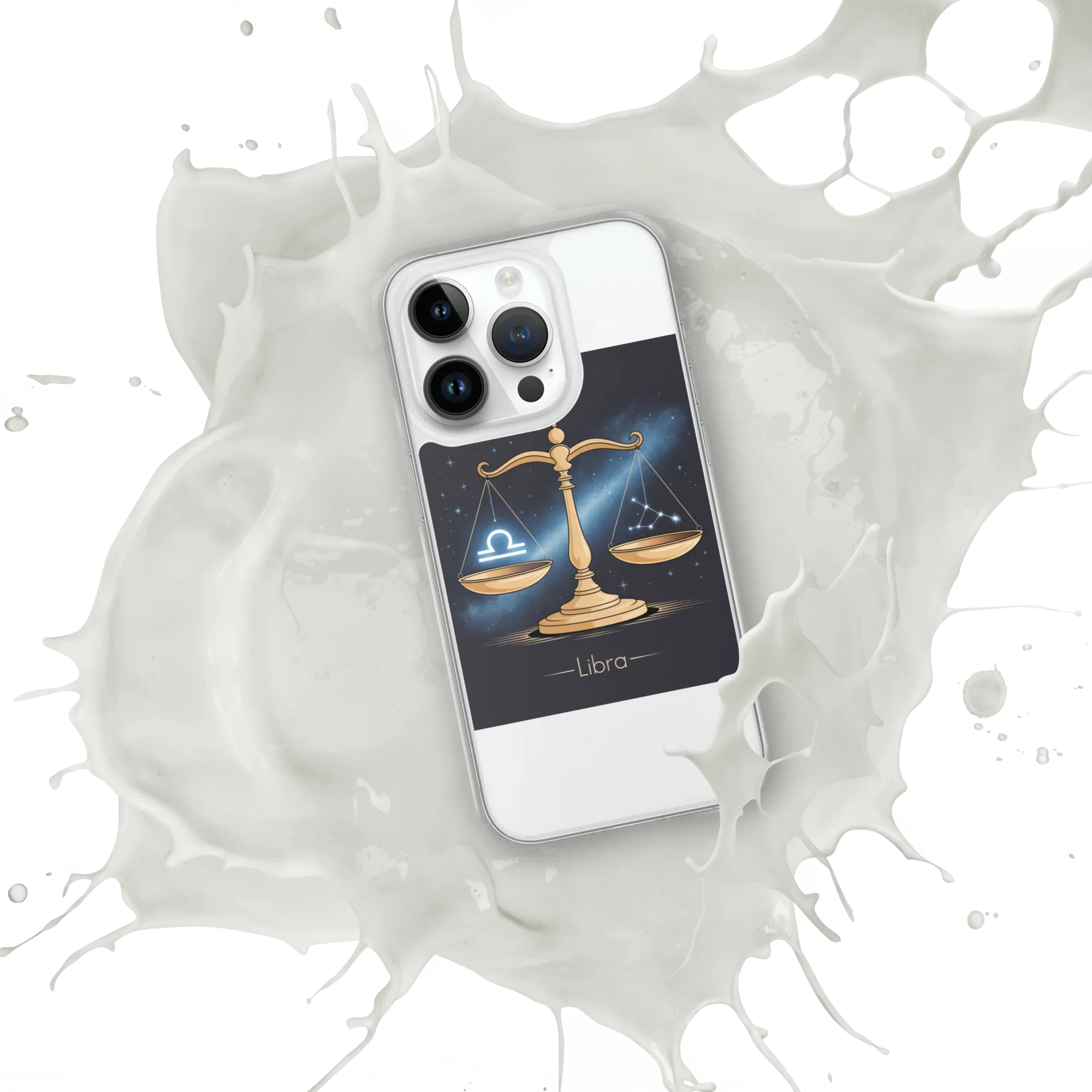 Libra iPhone Case – Galaxy Balance Scales Design - RaZits