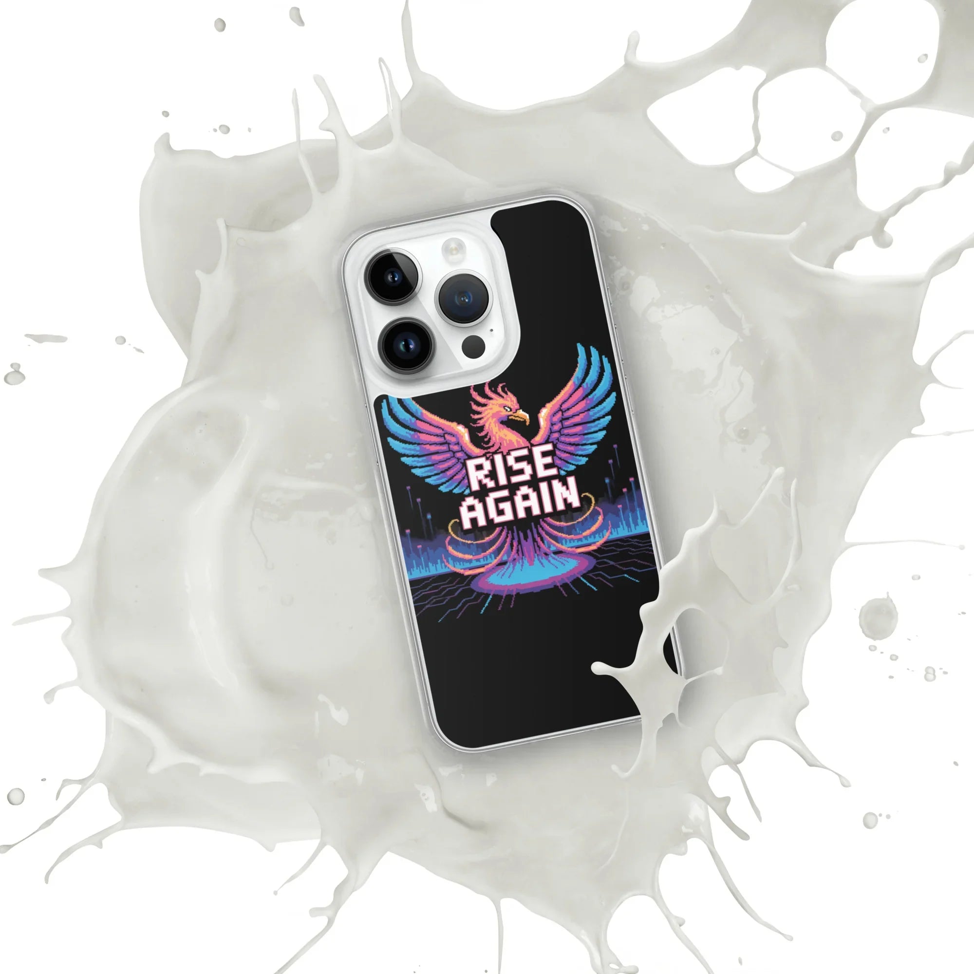 Rise Again Phoenix Pixel Gaming Phone Case - RaZits