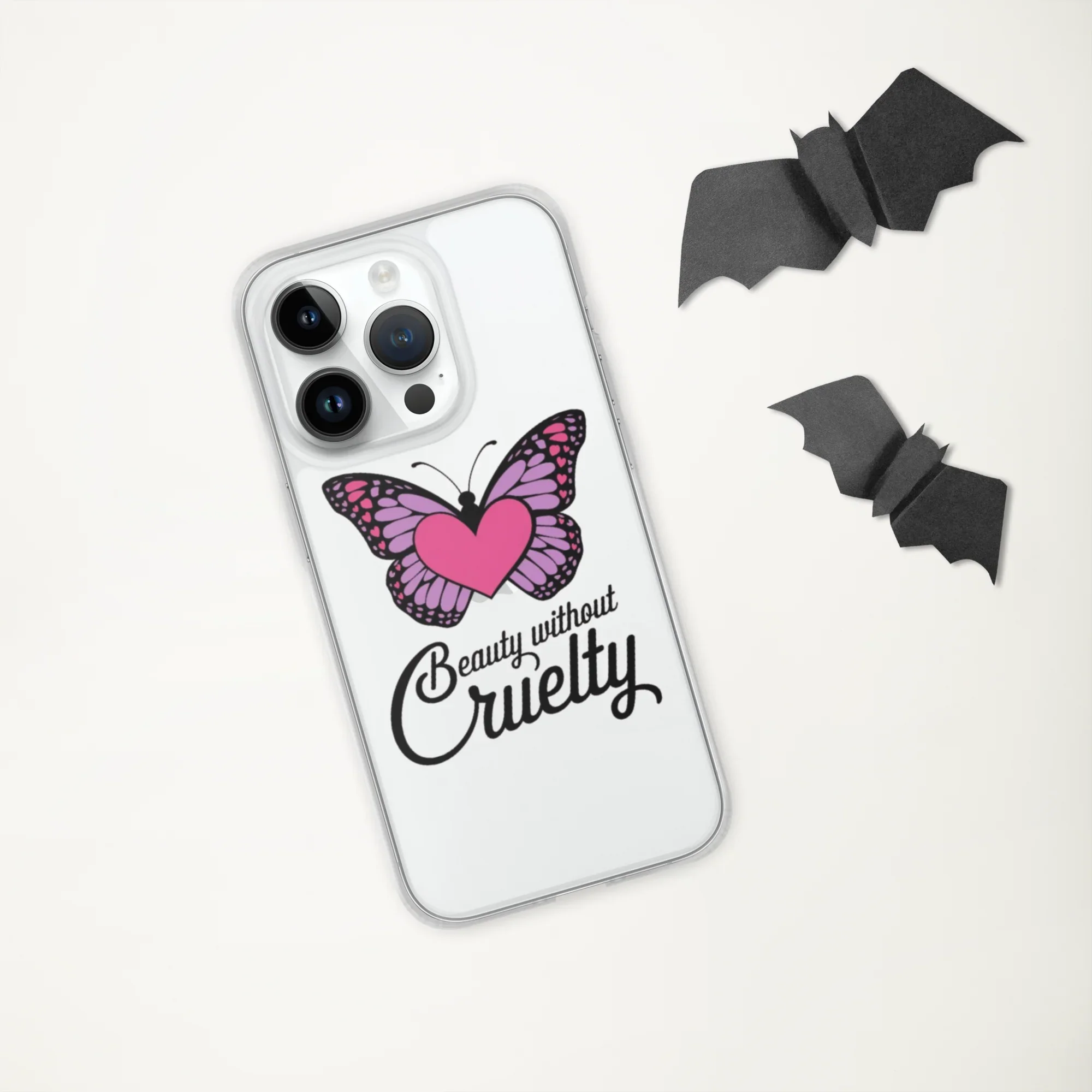 Beauty Without Cruelty Sticker – Pink & Purple Butterfly Decal - RaZits