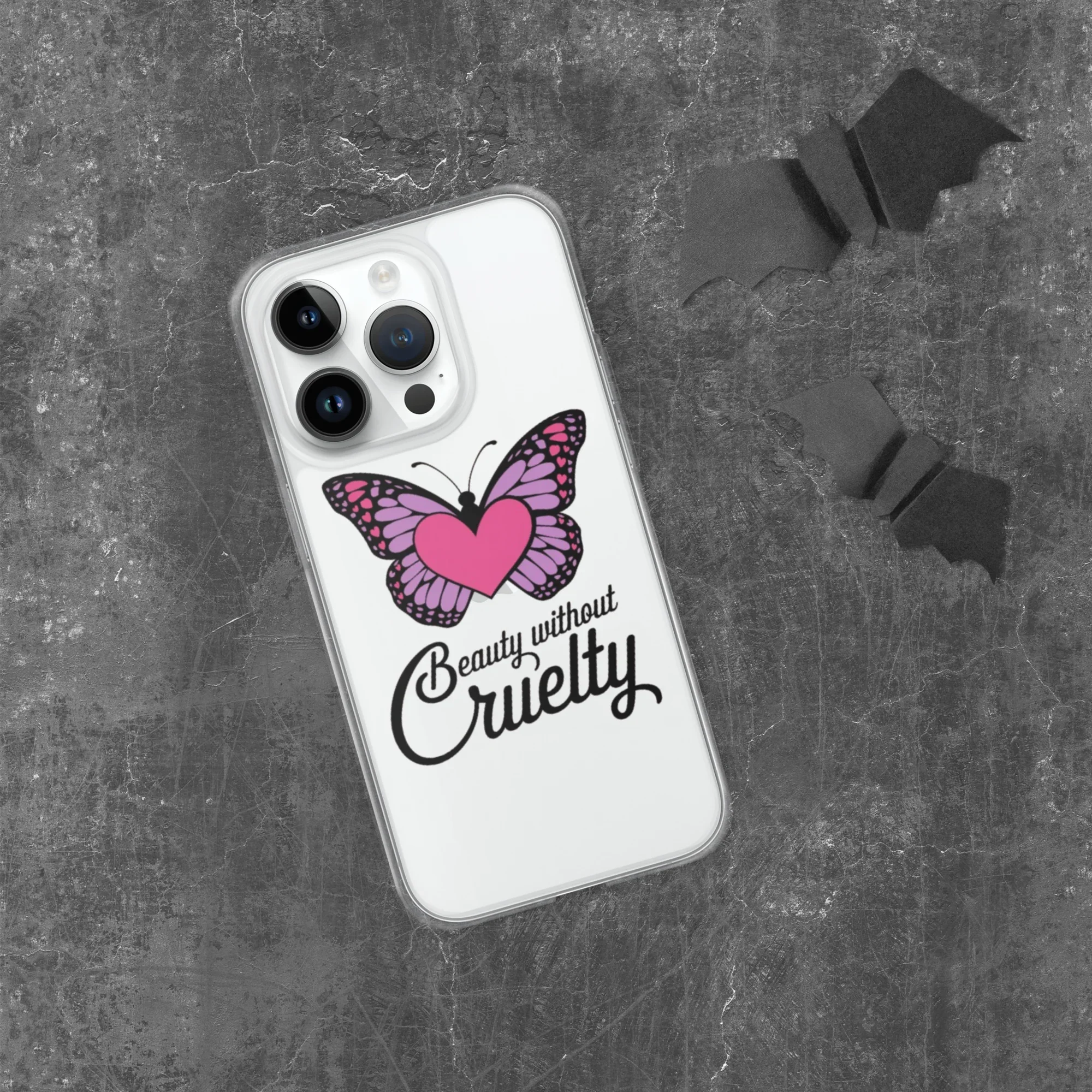 Beauty Without Cruelty Sticker – Pink & Purple Butterfly Decal - RaZits