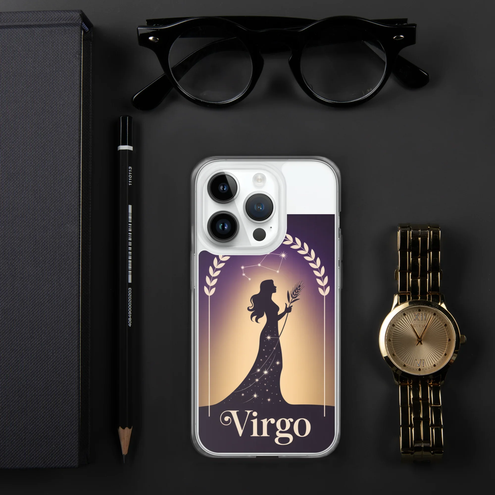 Virgo iPhone Case – Celestial Goddess Silhouette - RaZits