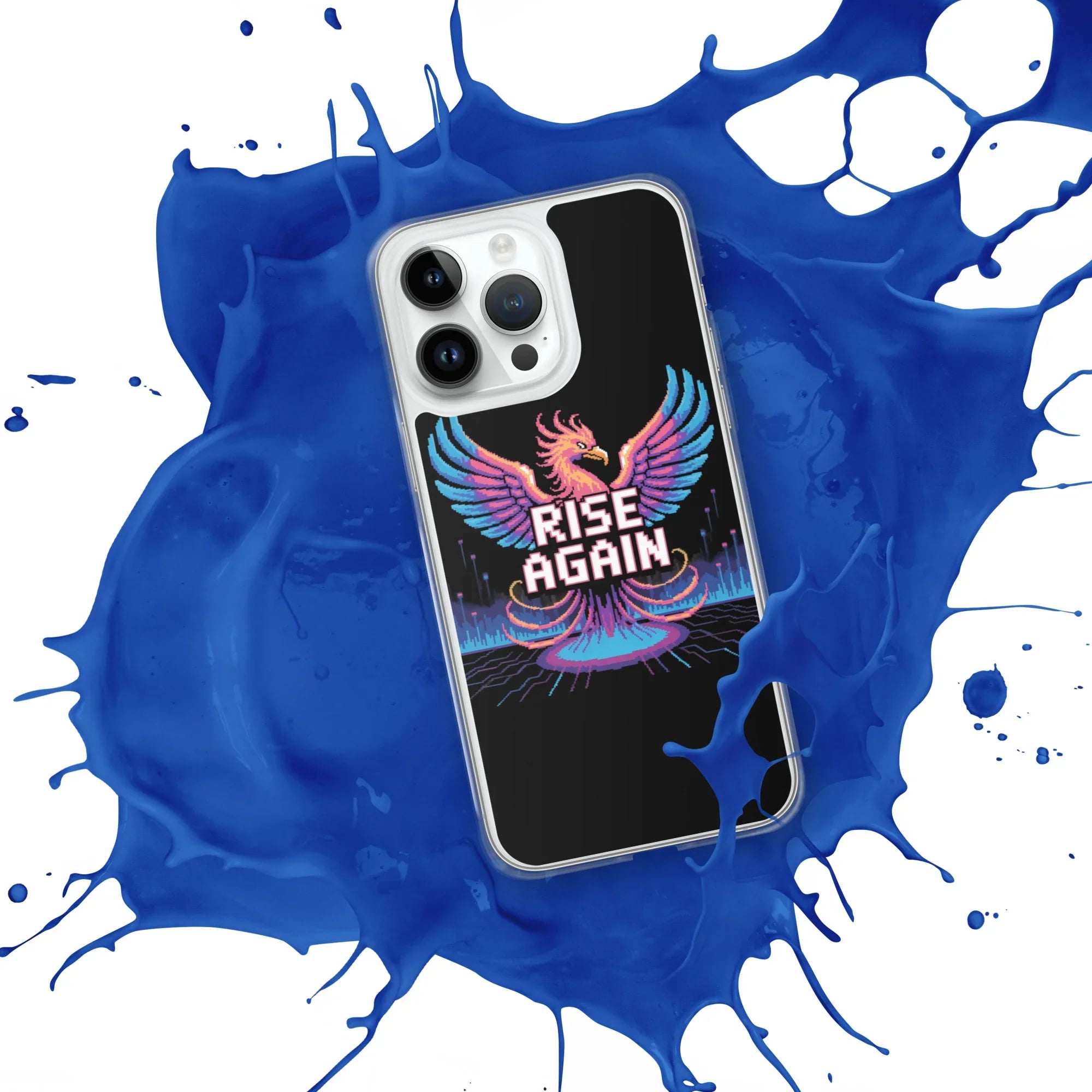 Rise Again Phoenix Pixel Gaming Phone Case - RaZits