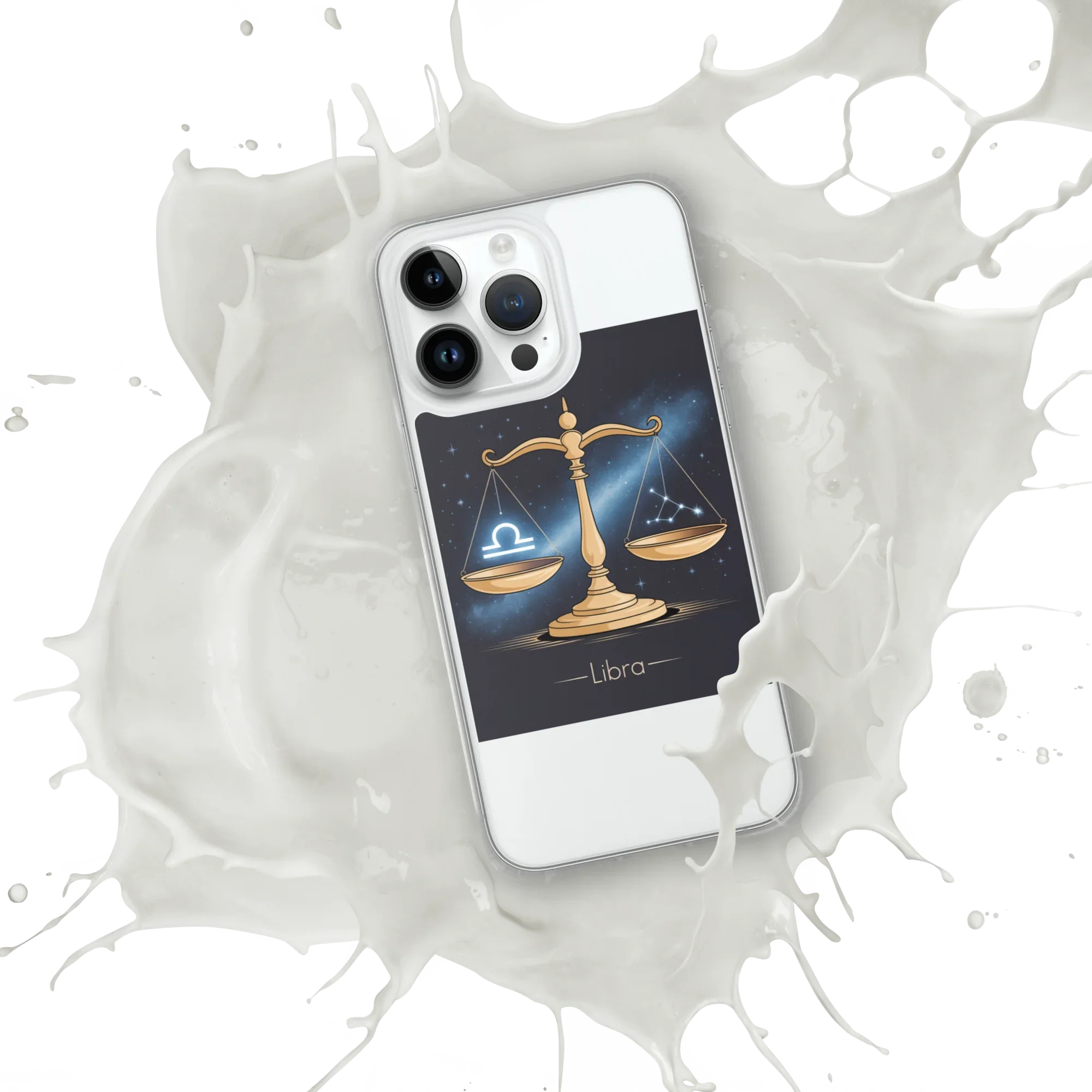 Libra iPhone Case – Galaxy Balance Scales Design - RaZits