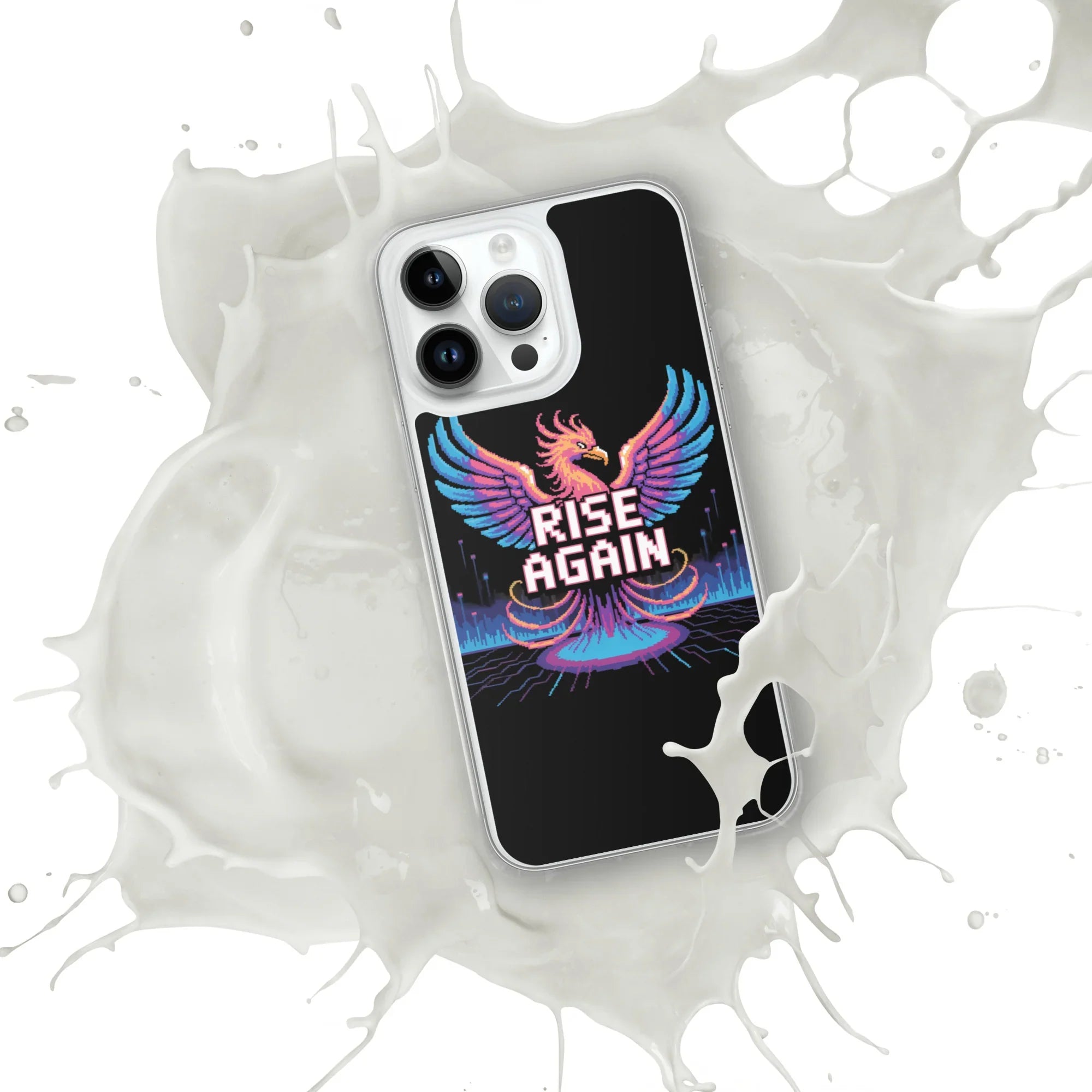 Rise Again Phoenix Pixel Gaming Phone Case - RaZits