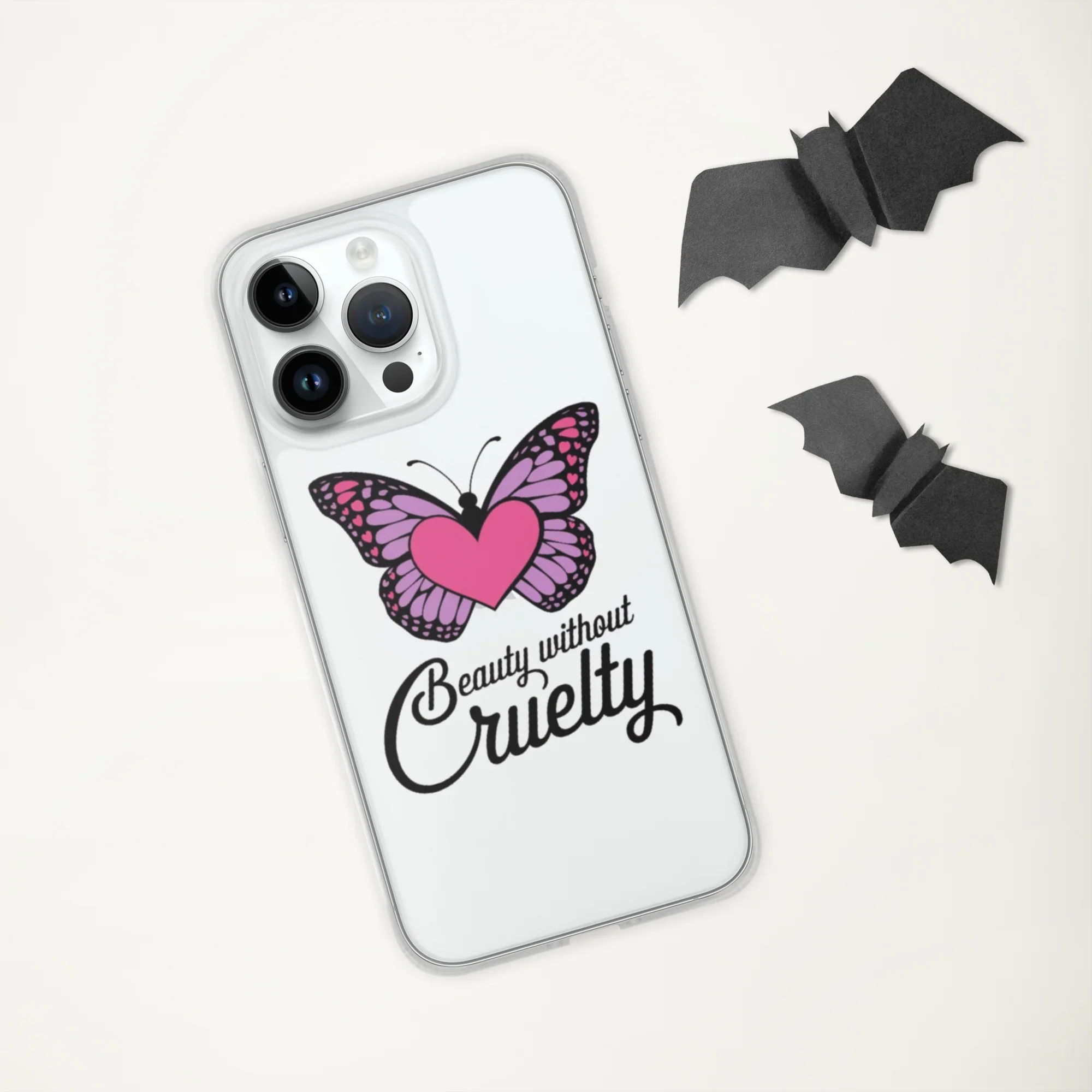 Beauty Without Cruelty Sticker – Pink & Purple Butterfly Decal - RaZits