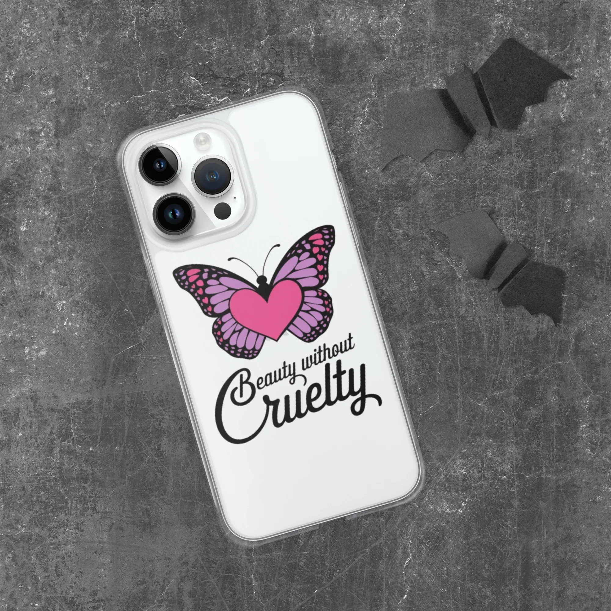 Beauty Without Cruelty Sticker – Pink & Purple Butterfly Decal - RaZits