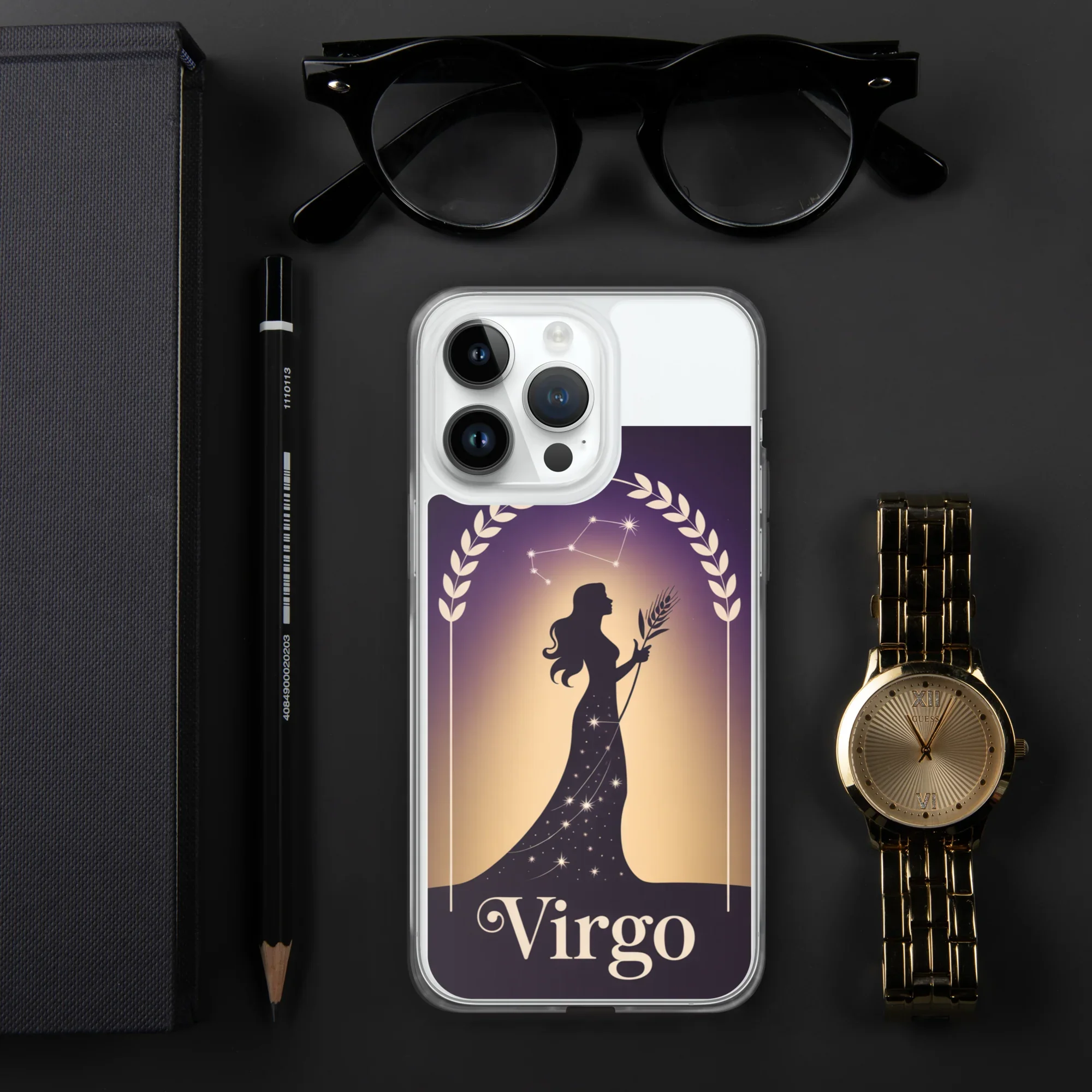 Virgo iPhone Case – Celestial Goddess Silhouette - RaZits
