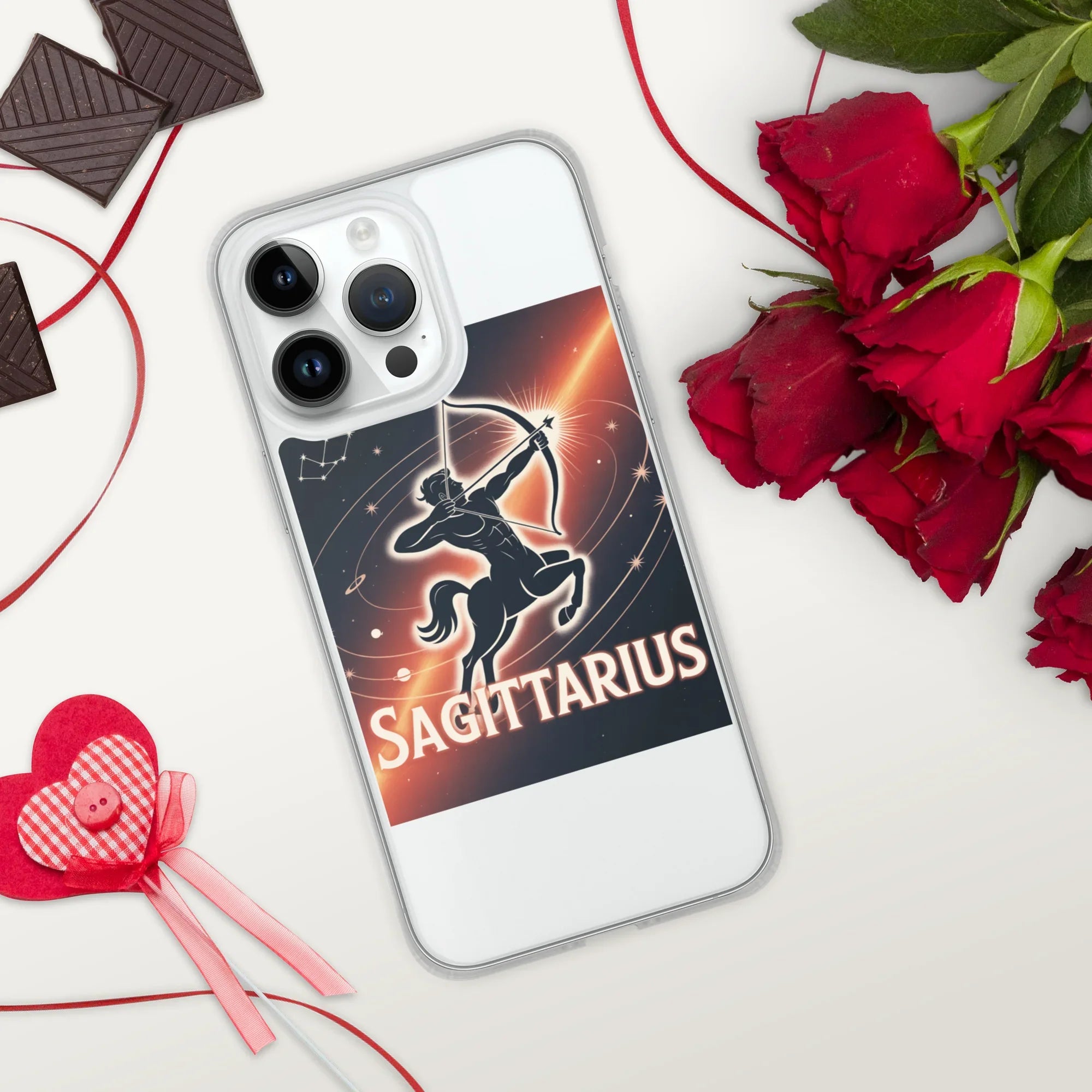 Sagittarius iPhone Case – Cosmic Archer Galaxy Shot - RaZits