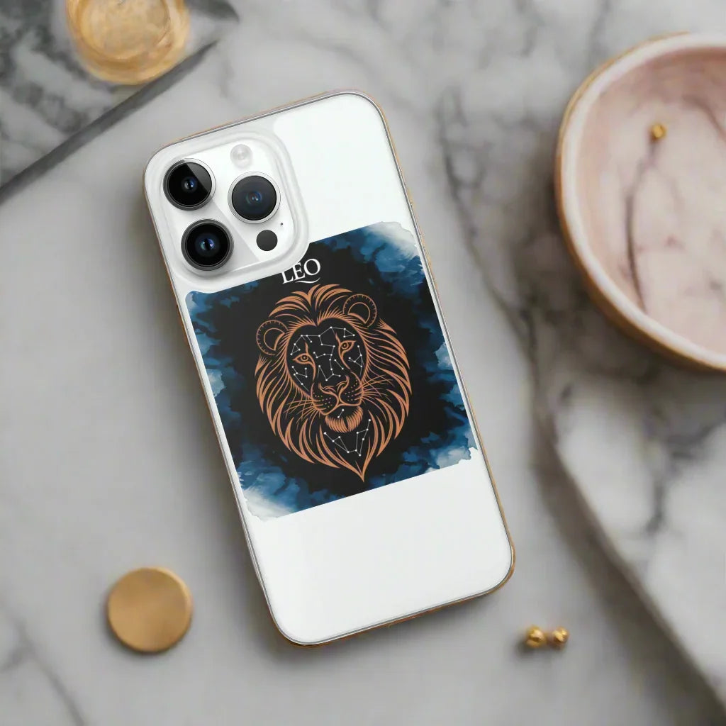 Leo Zodiac Phone Case – Celestial Lion Constellation Design | Astrology Star Sign & Horoscope Aesthetic - RaZits