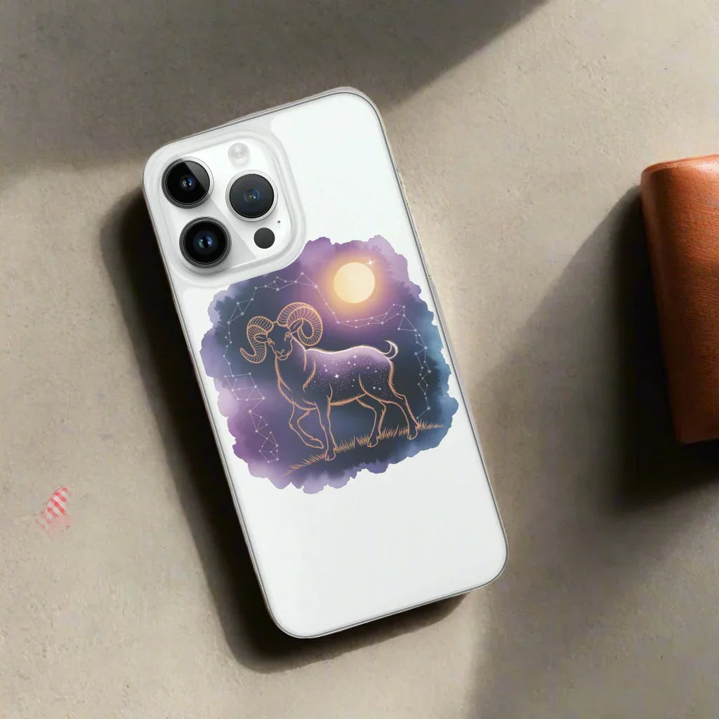 Aries Zodiac Phone Case – Celestial Ram Constellation Design | Astrology Star Sign & Cosmic Aesthetic - RaZits