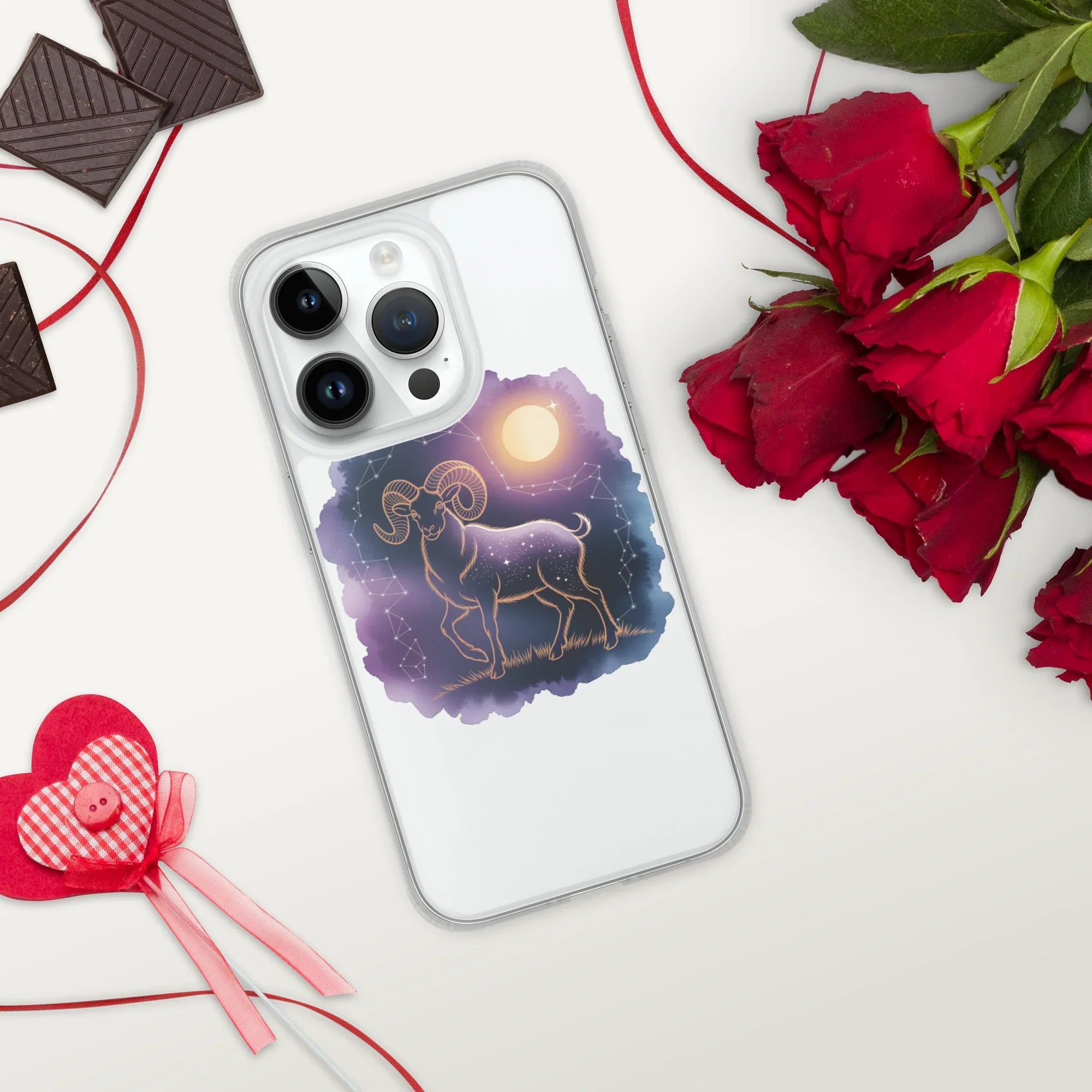 Aries Zodiac Phone Case – Celestial Ram Constellation Design | Astrology Star Sign & Cosmic Aesthetic - RaZits