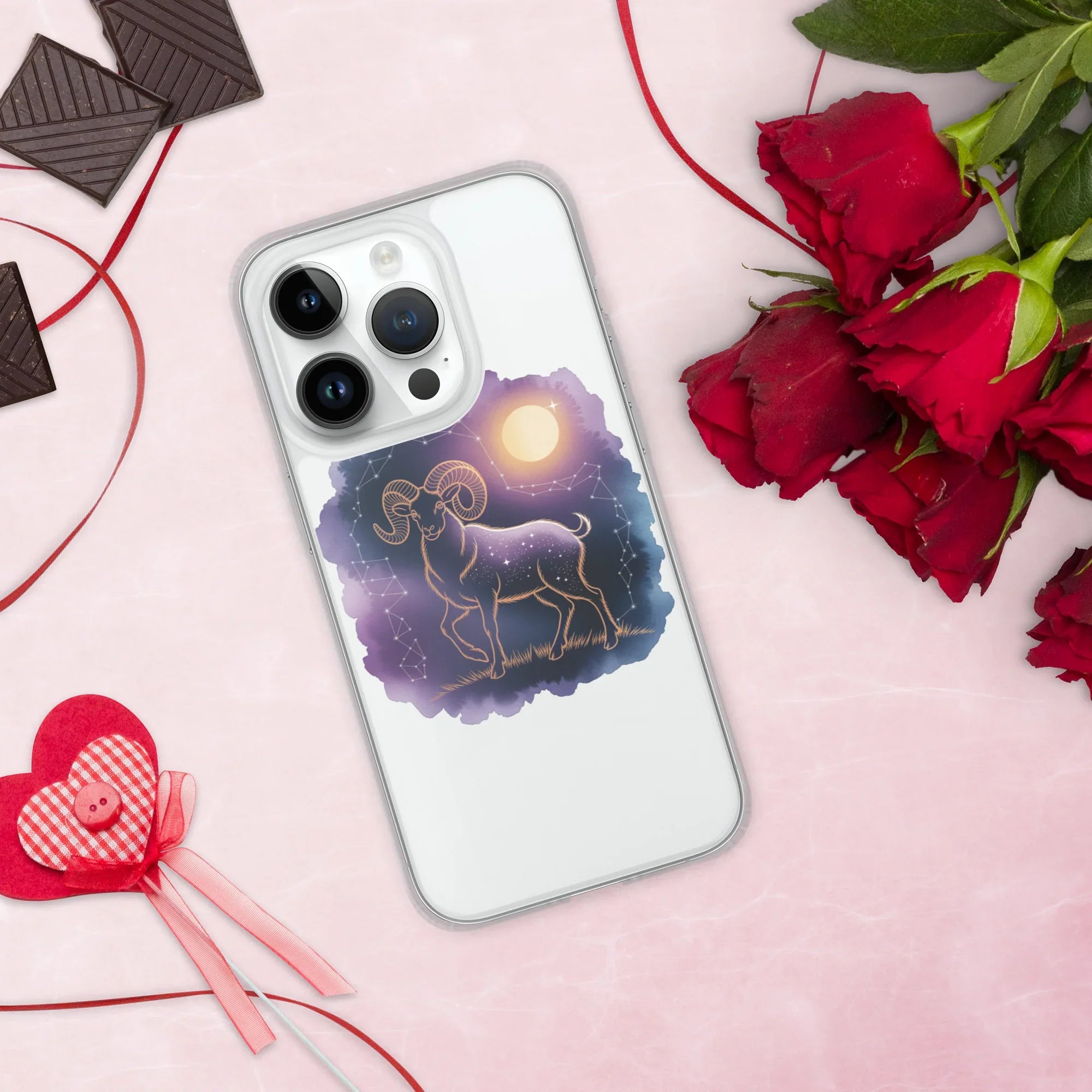 Aries Zodiac Phone Case – Celestial Ram Constellation Design | Astrology Star Sign & Cosmic Aesthetic - RaZits