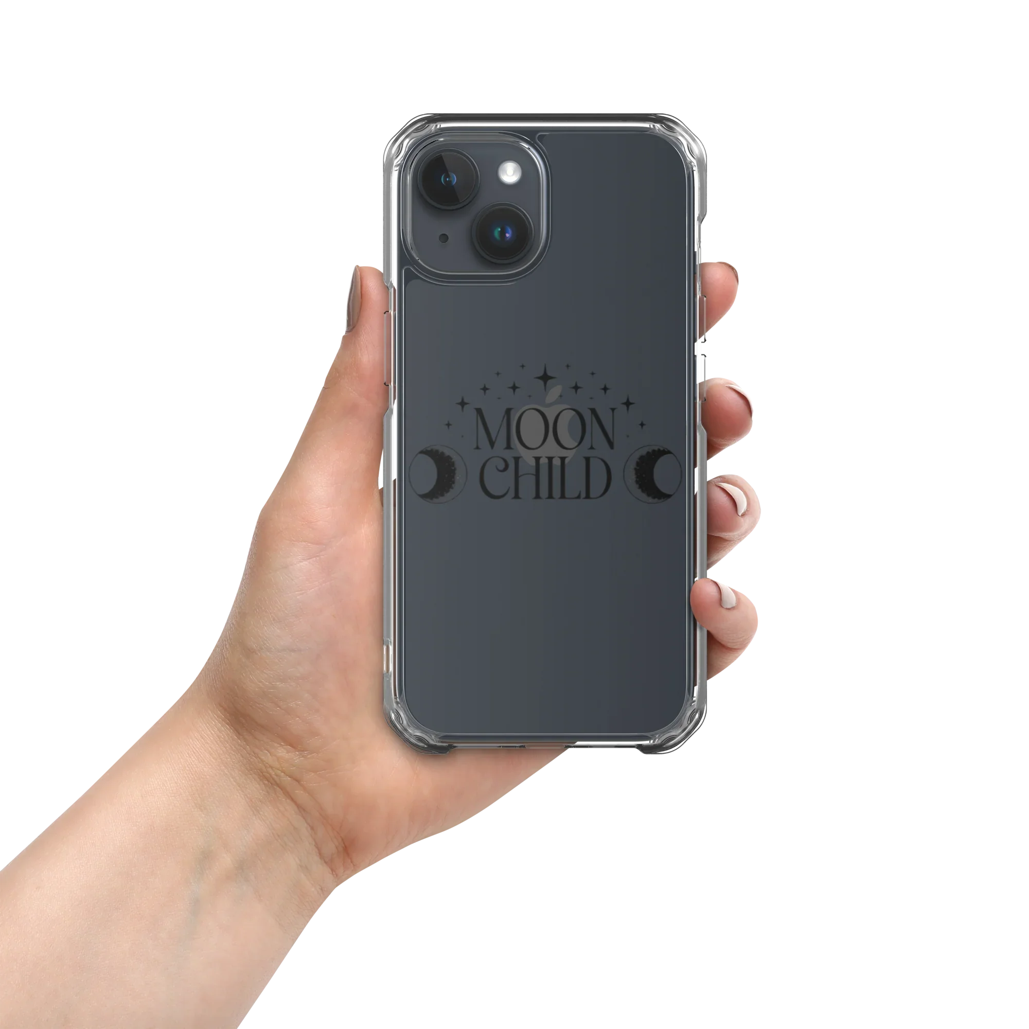 Moon Child iPhone Case – Lunar Phases & Stars - RaZits