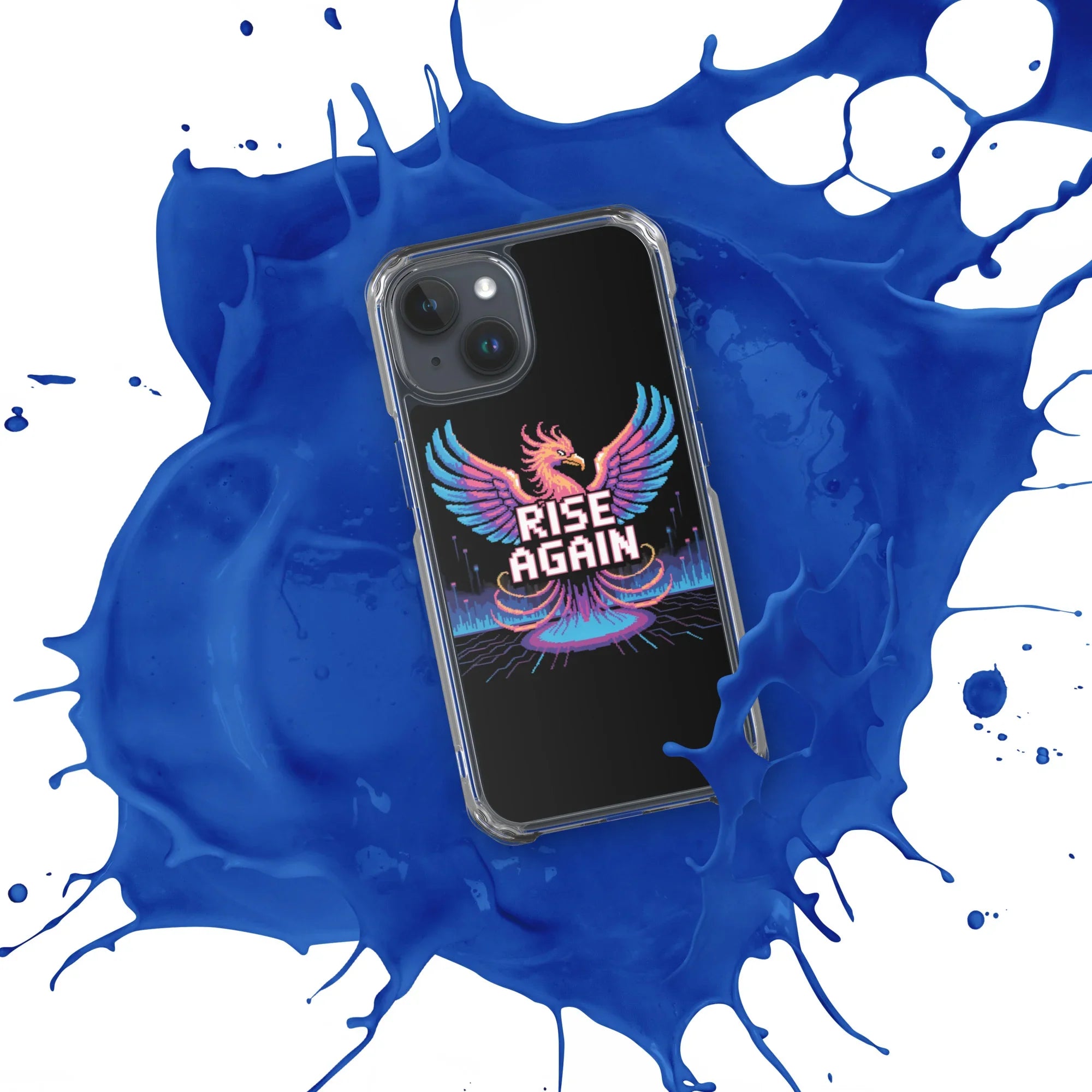Rise Again Phoenix Pixel Gaming Phone Case - RaZits