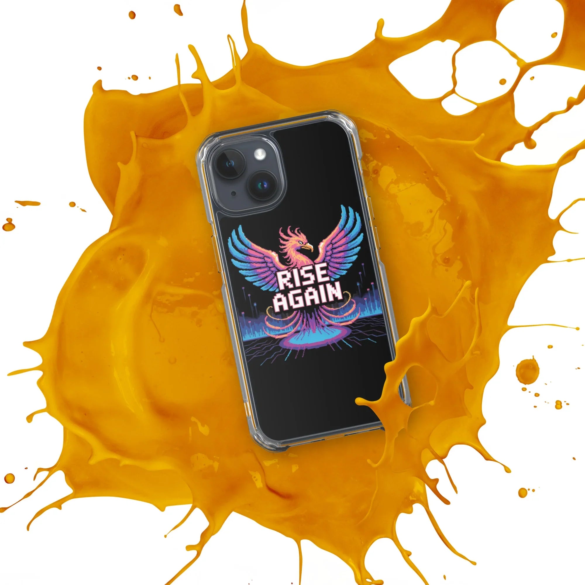 Rise Again Phoenix Pixel Gaming Phone Case - RaZits