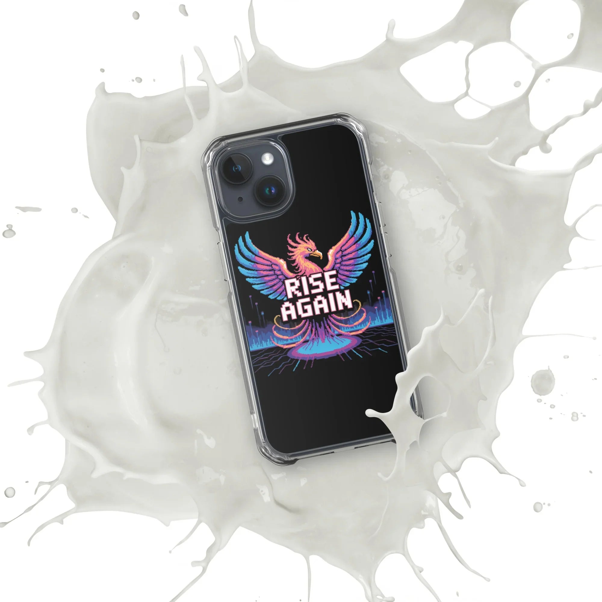 Rise Again Phoenix Pixel Gaming Phone Case - RaZits