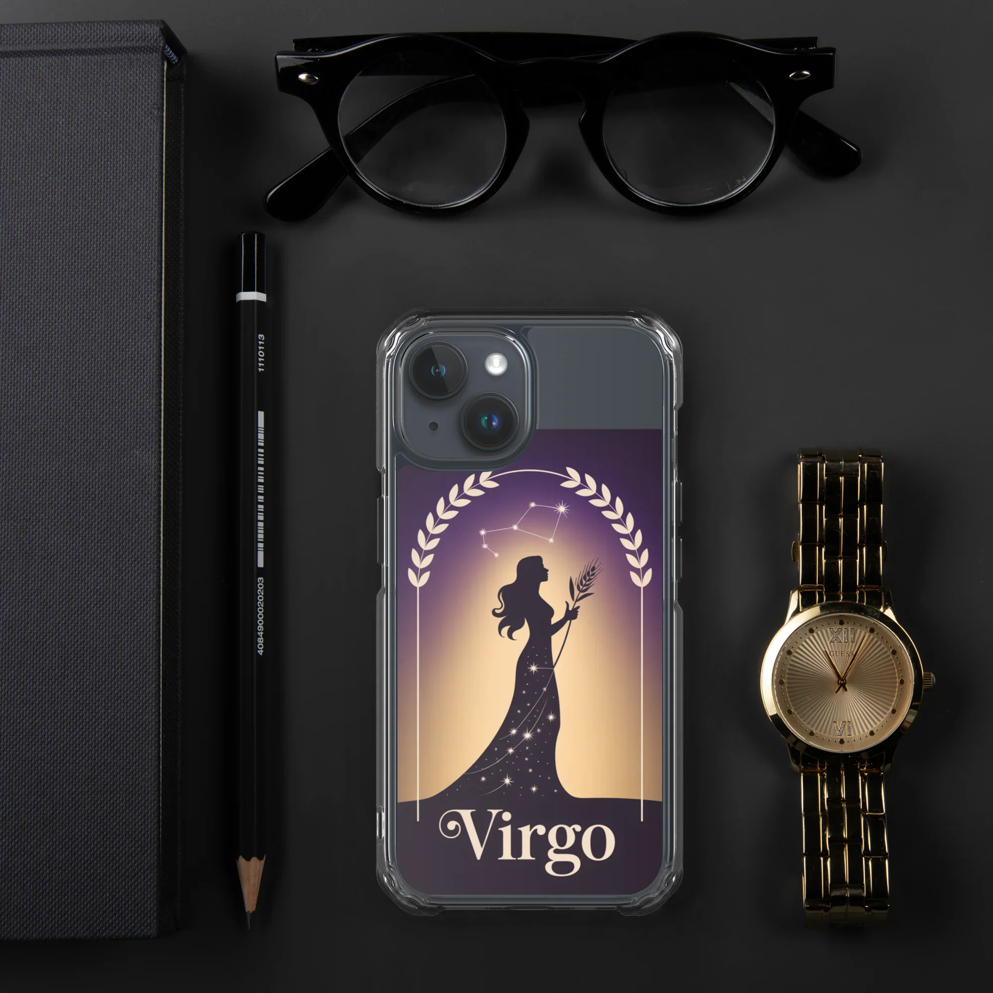 Virgo iPhone Case – Celestial Goddess Silhouette - RaZits