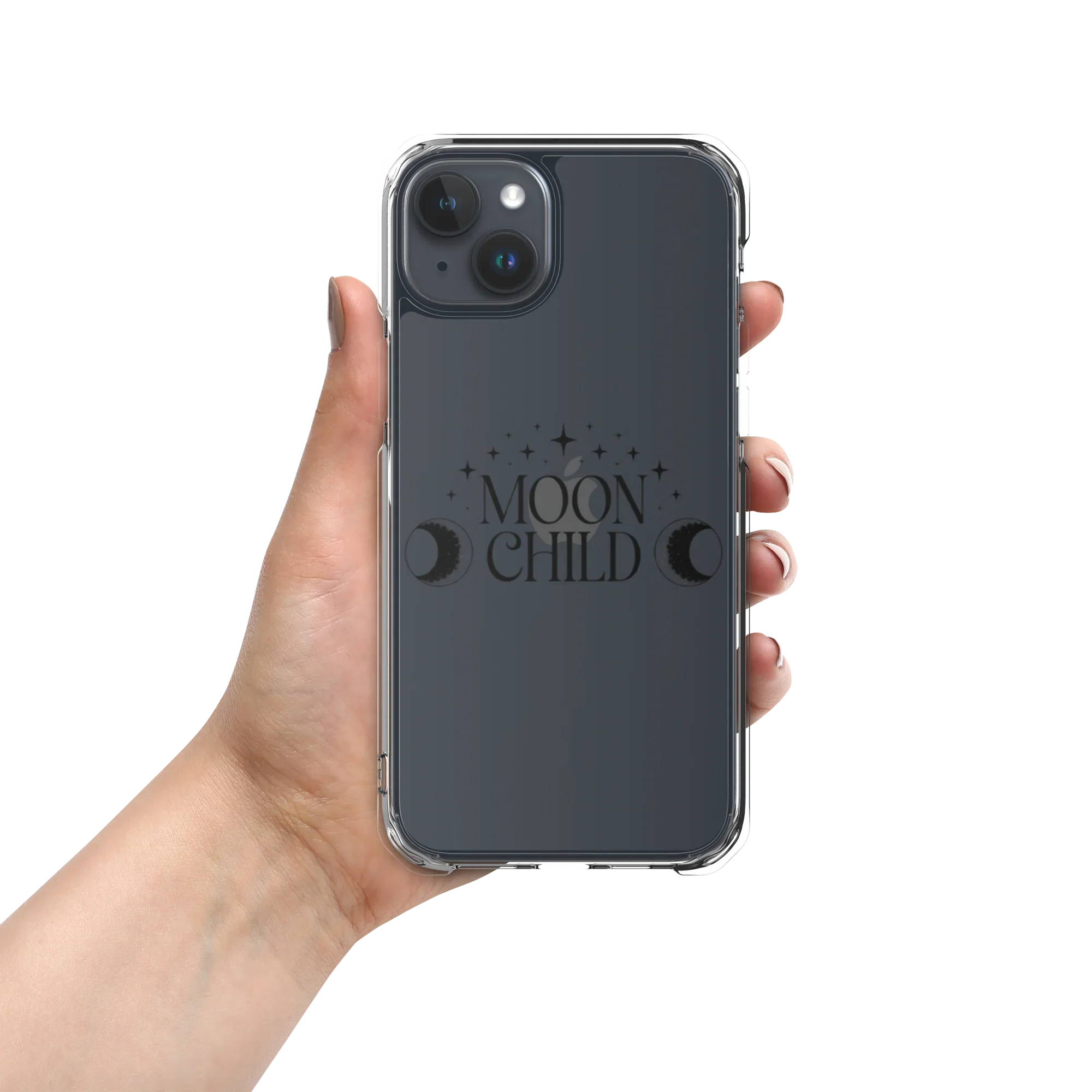 Moon Child iPhone Case – Lunar Phases & Stars - RaZits