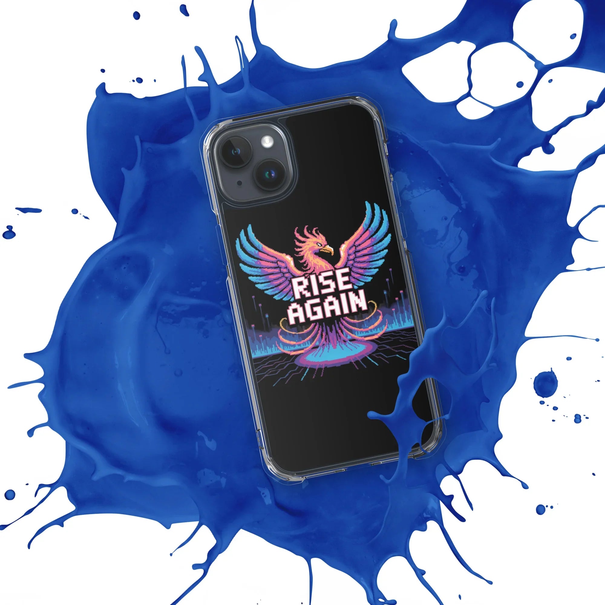Rise Again Phoenix Pixel Gaming Phone Case - RaZits