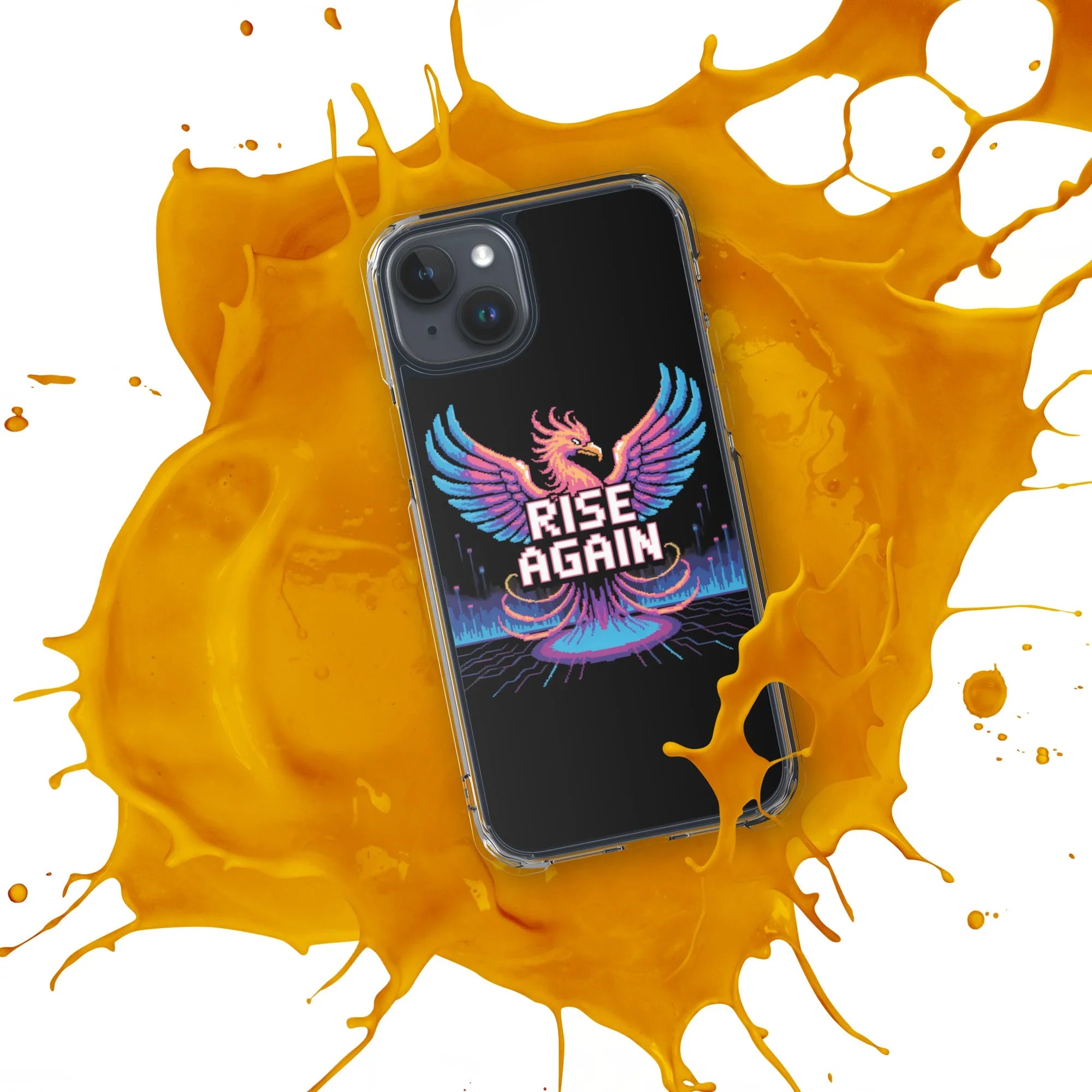 Rise Again Phoenix Pixel Gaming Phone Case - RaZits