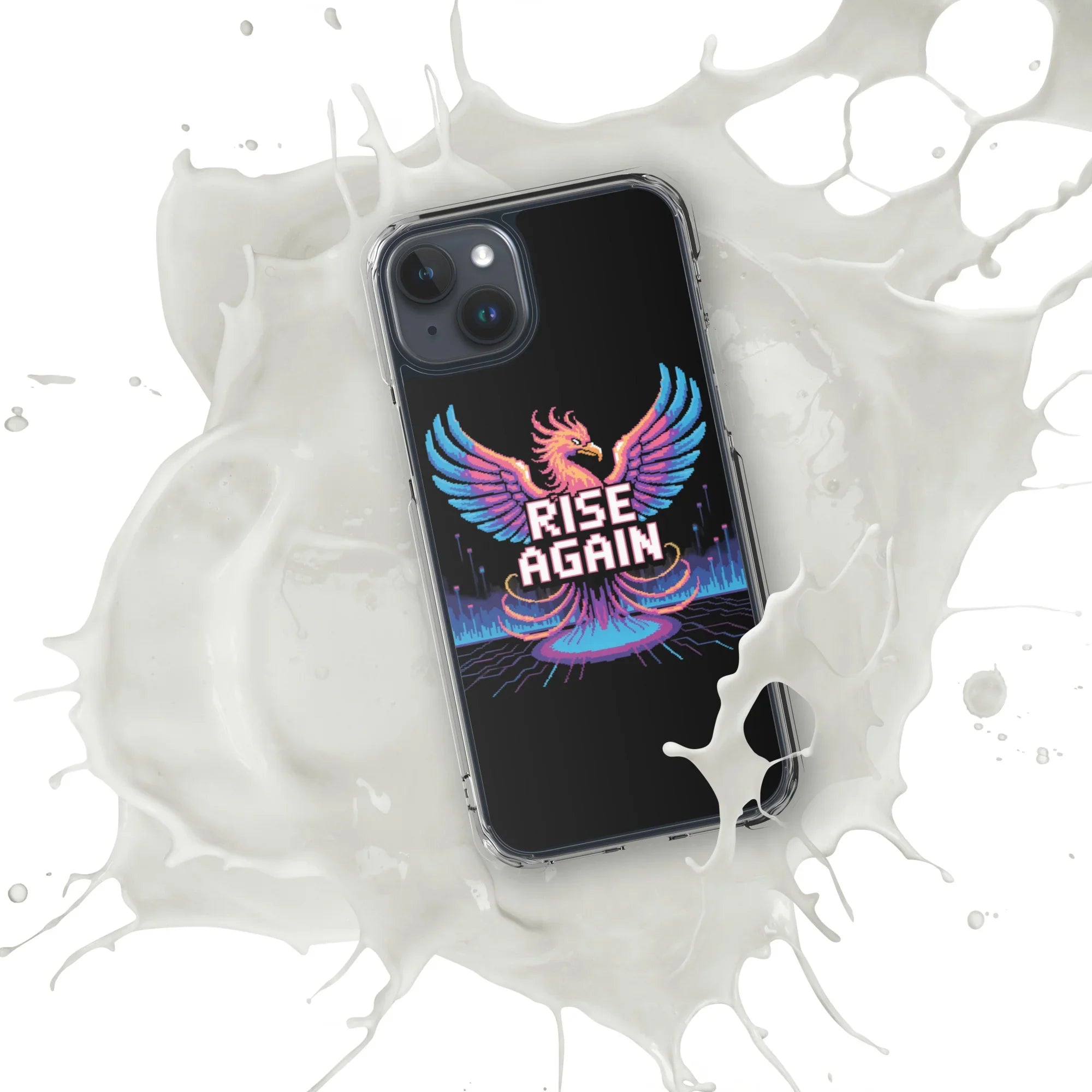 Rise Again Phoenix Pixel Gaming Phone Case - RaZits
