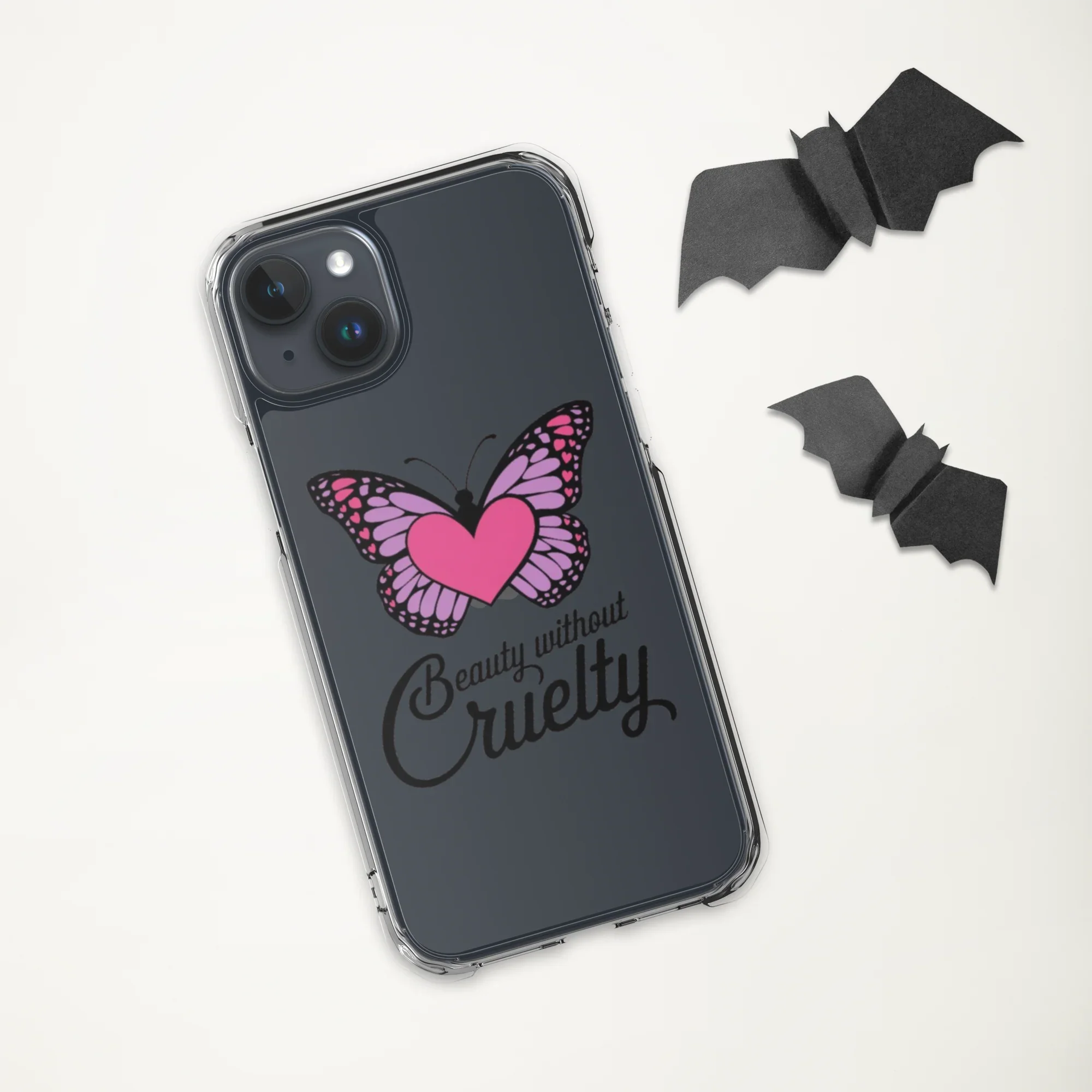 Beauty Without Cruelty Sticker – Pink & Purple Butterfly Decal - RaZits