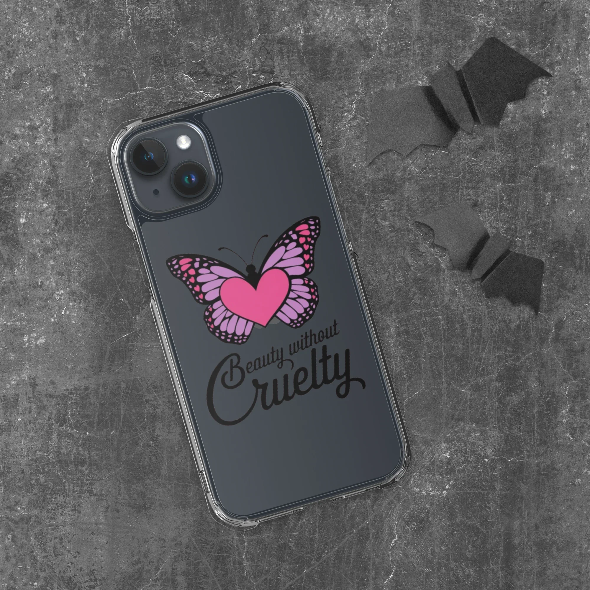 Beauty Without Cruelty Sticker – Pink & Purple Butterfly Decal - RaZits