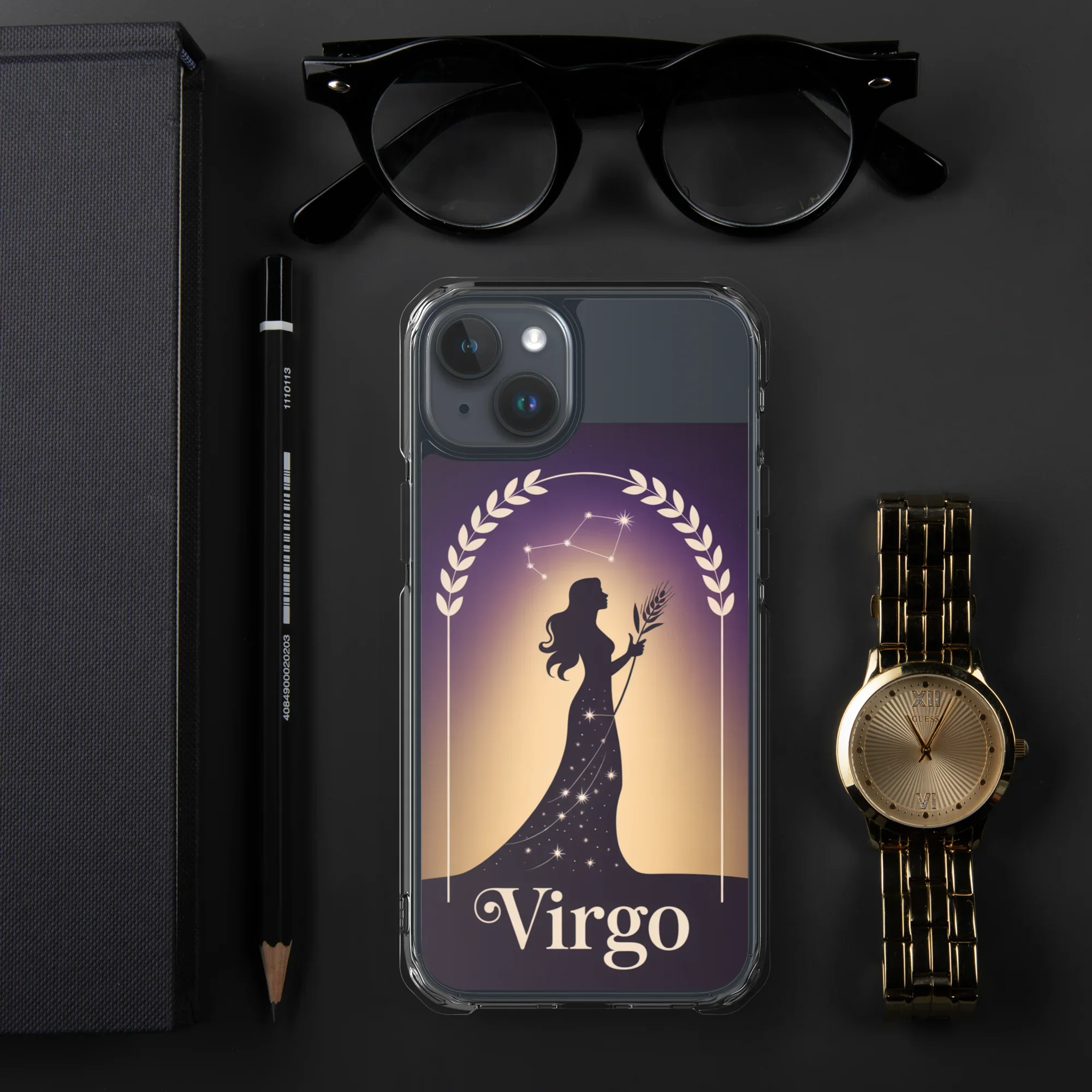 Virgo iPhone Case – Celestial Goddess Silhouette - RaZits