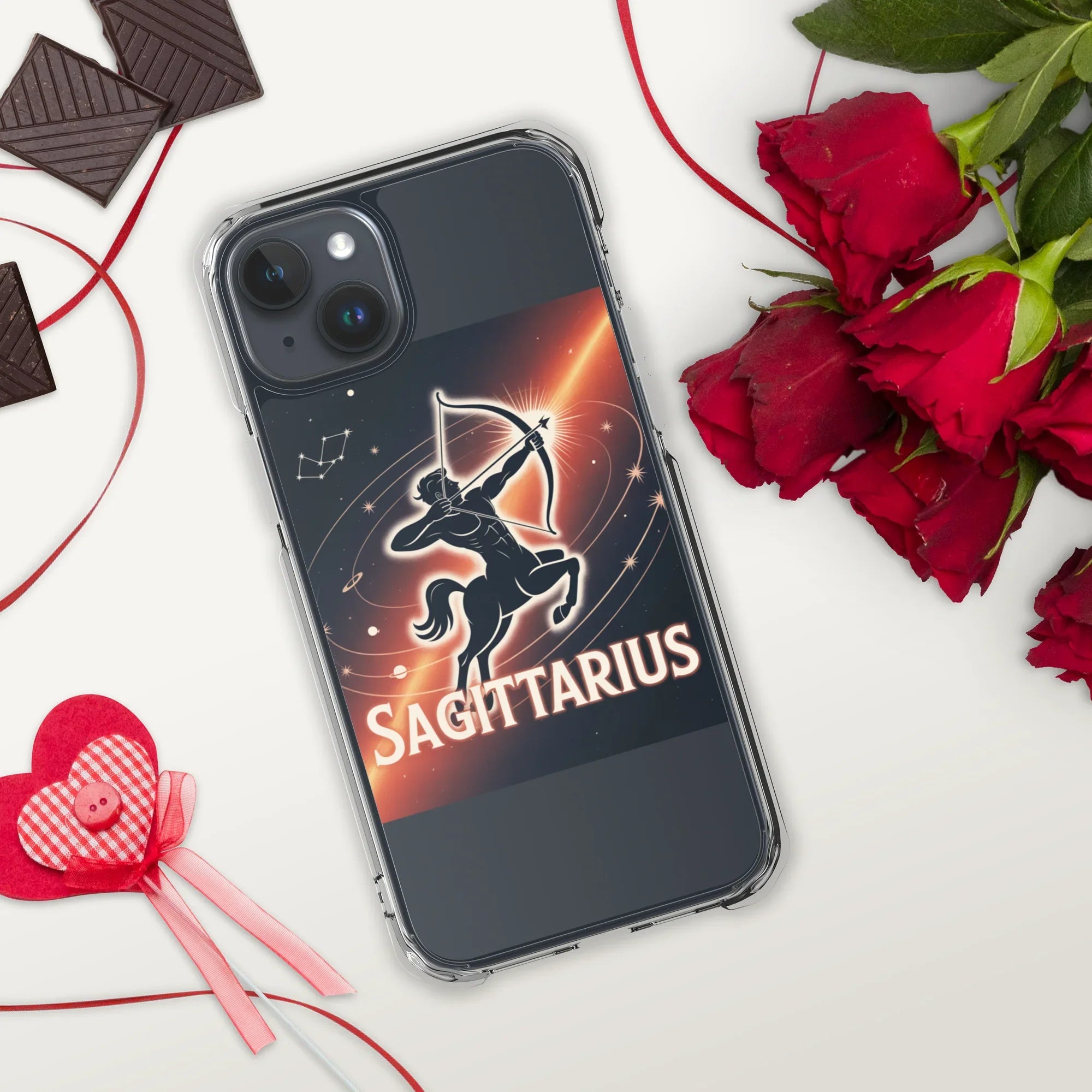 Sagittarius iPhone Case – Cosmic Archer Galaxy Shot - RaZits