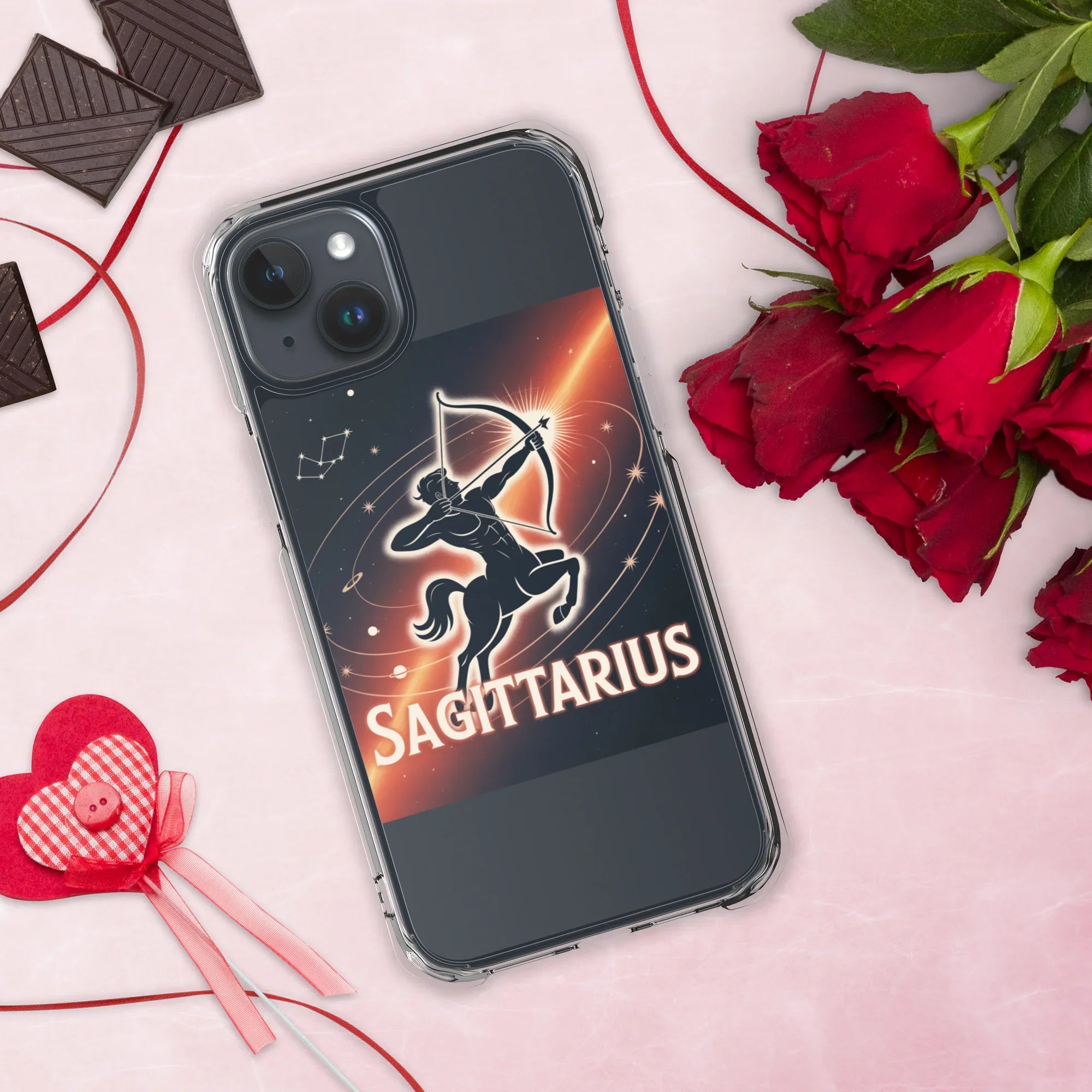 Sagittarius iPhone Case – Cosmic Archer Galaxy Shot - RaZits