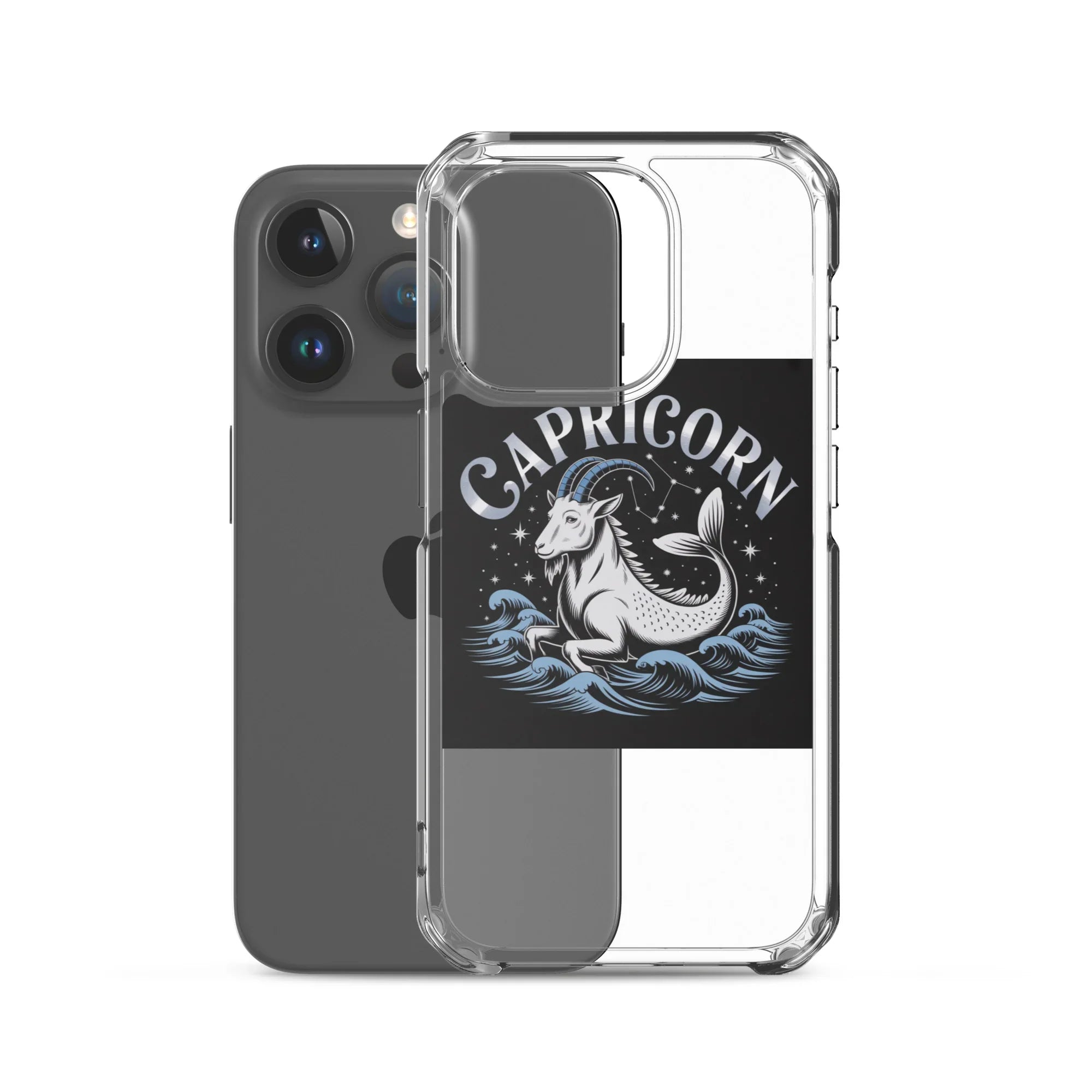 Capricorn iPhone Case – Sea Goat on the Stars - RaZits
