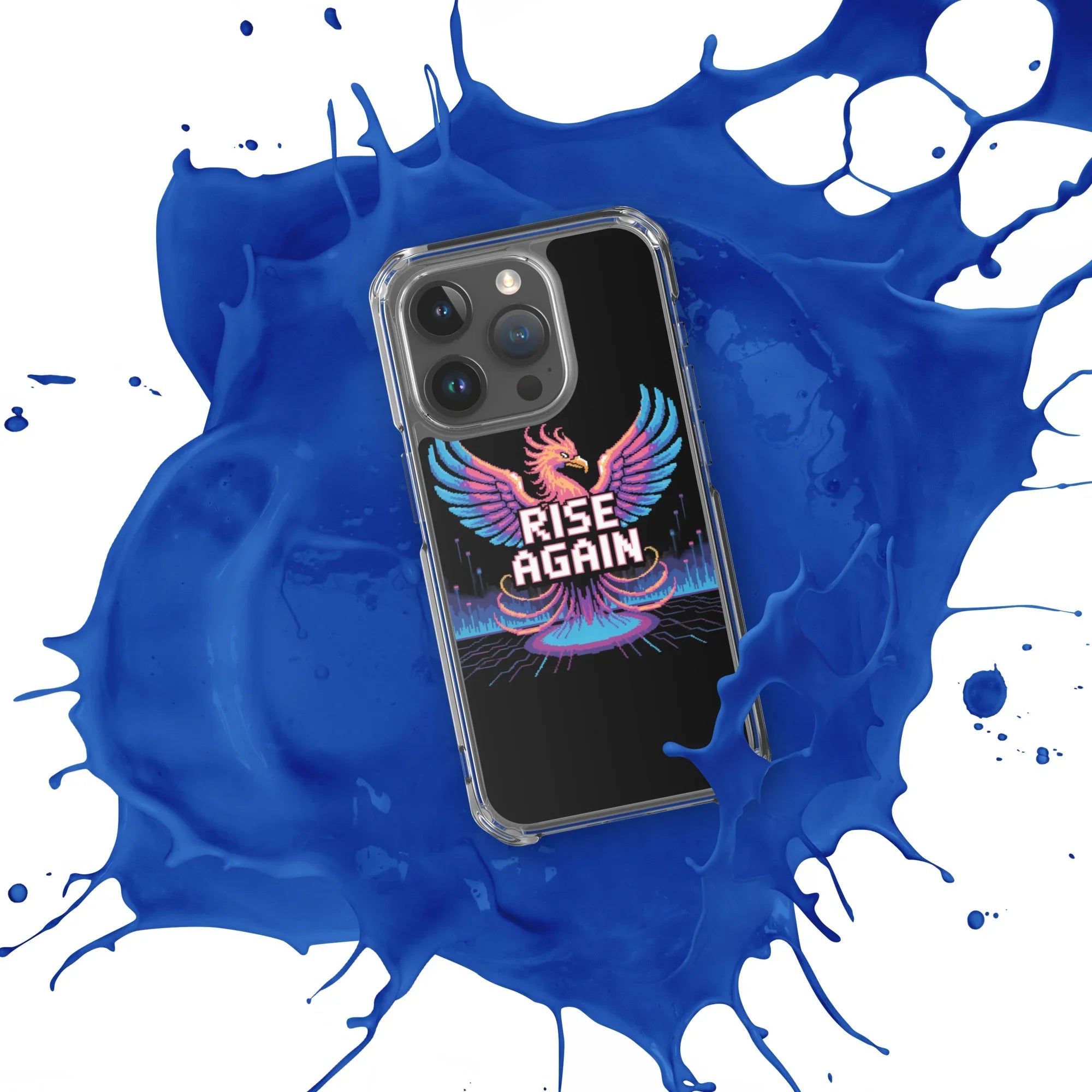 Rise Again Phoenix Pixel Gaming Phone Case - RaZits