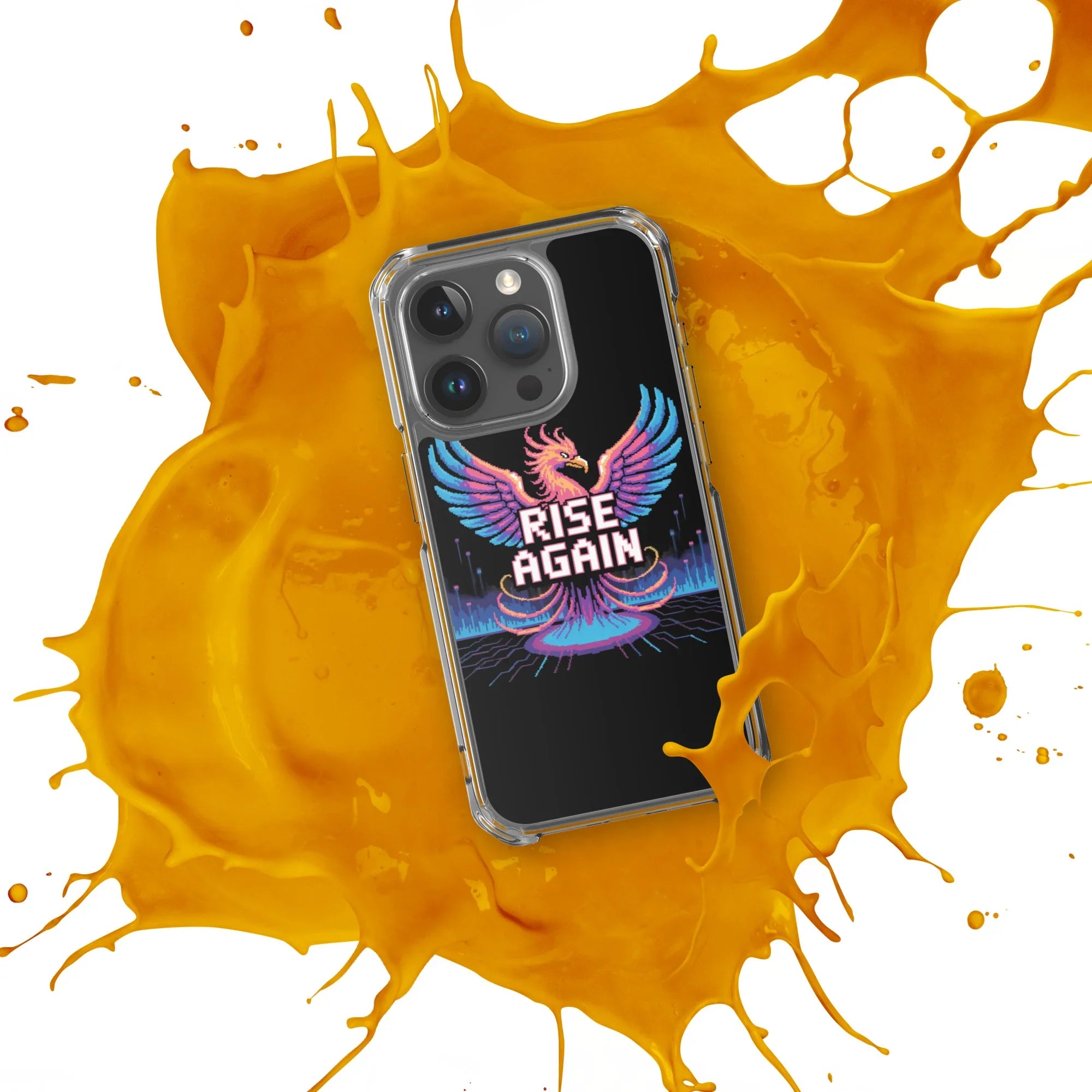 Rise Again Phoenix Pixel Gaming Phone Case - RaZits