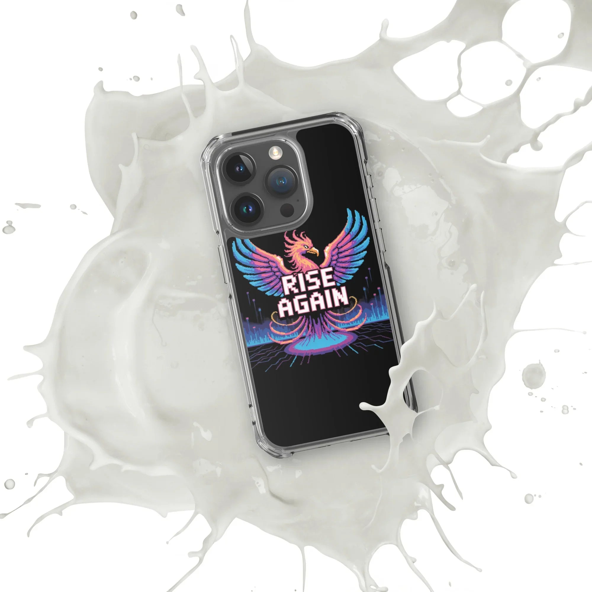 Rise Again Phoenix Pixel Gaming Phone Case - RaZits