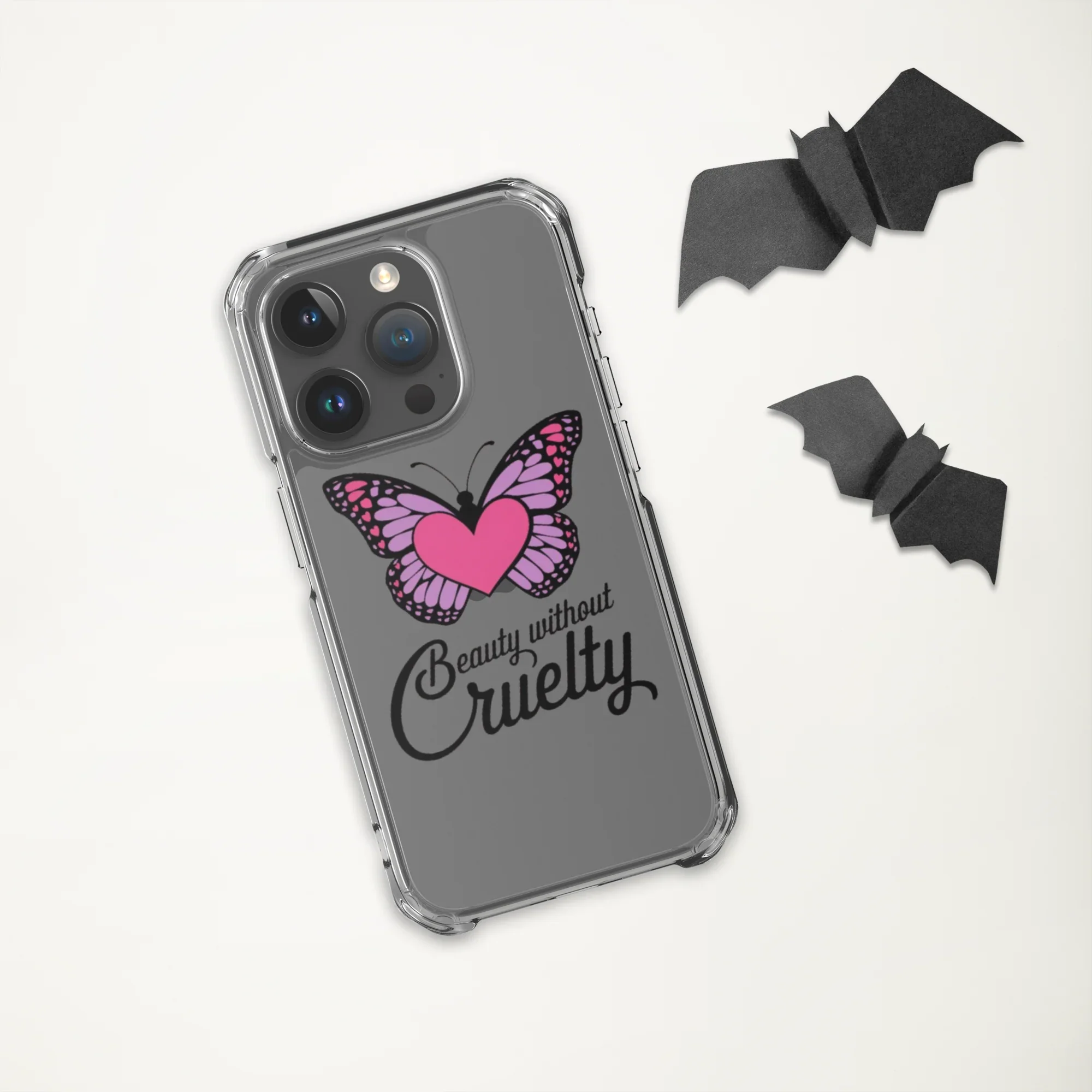 Beauty Without Cruelty Sticker – Pink & Purple Butterfly Decal - RaZits